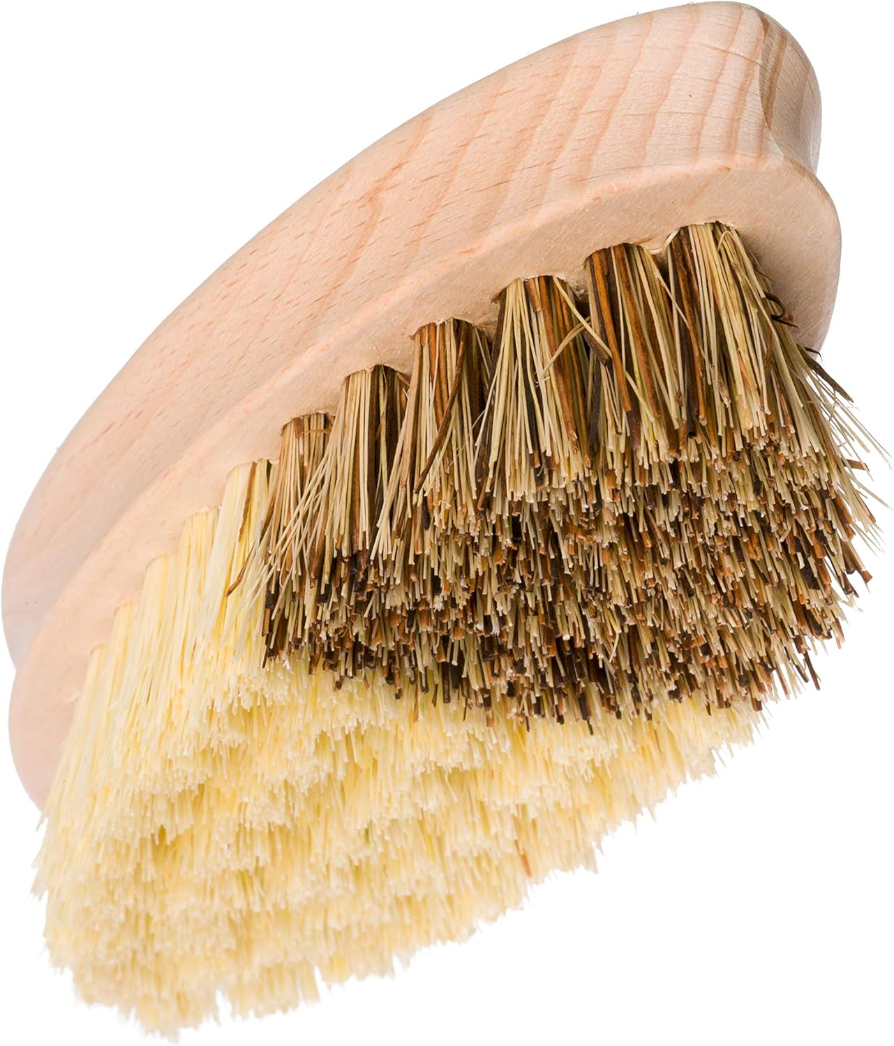 REDECKER Hard and Soft Side Vegetable Brush - Beechwood Handle - 2 Different Bristle Strengths for