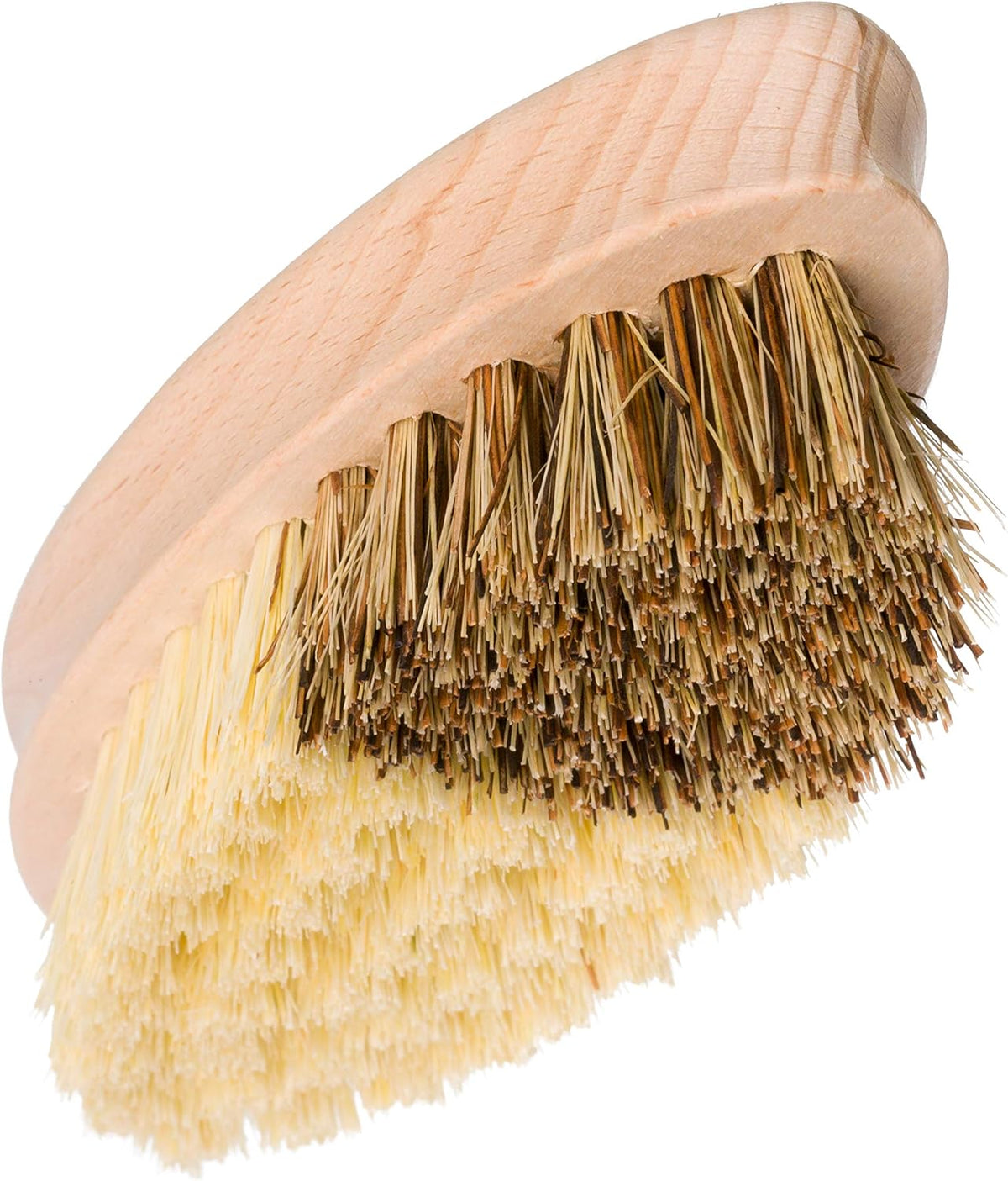 REDECKER Hard and Soft Side Vegetable Brush - Beechwood Handle - 2 Different Bristle Strengths for