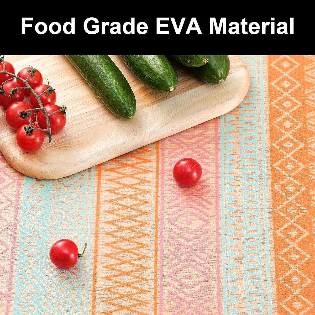 Cooyes Drawer and Shelf Liner, Non-Adhesive Shelf Liners for Kitchen Cabinets, Thick Strong Grip