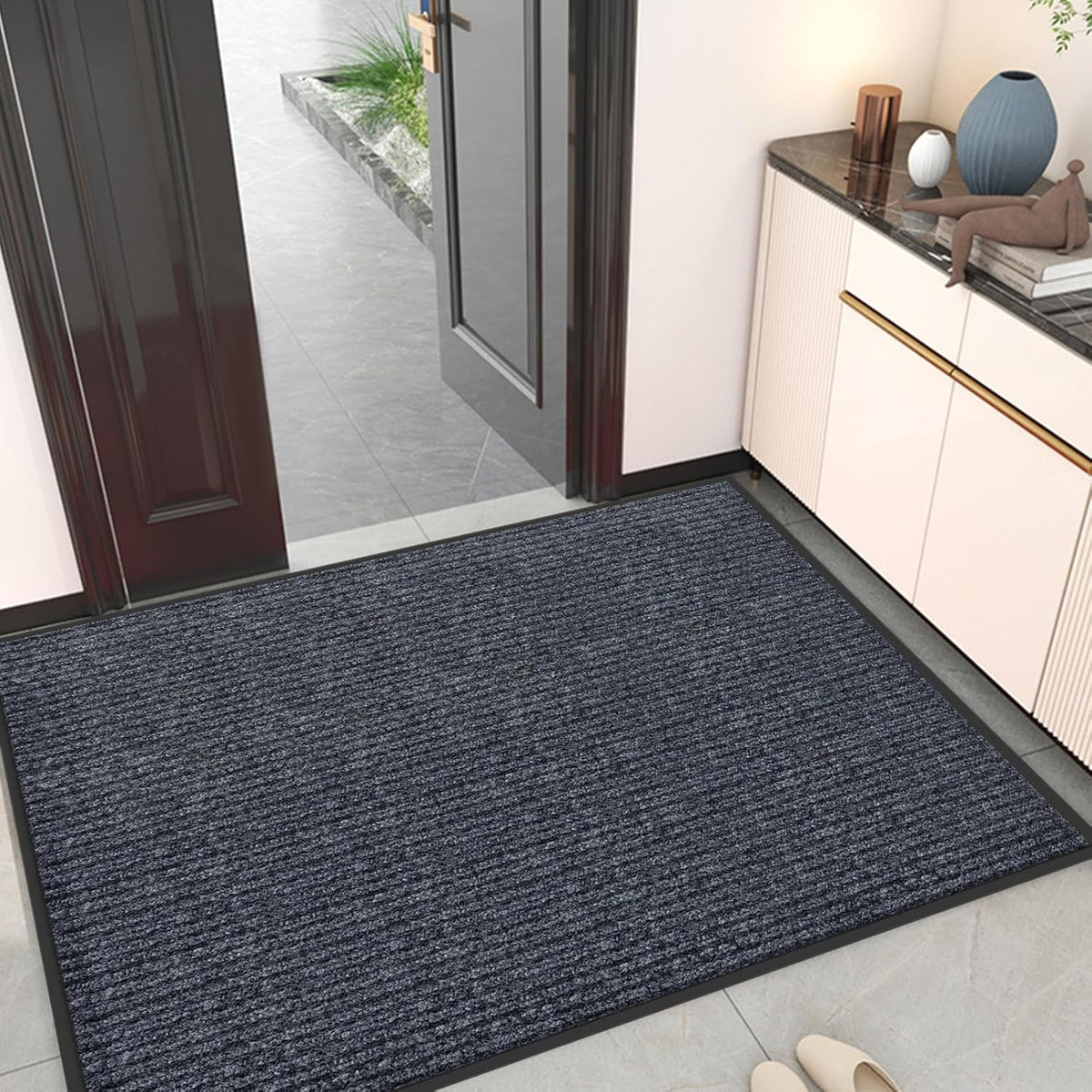 Kuyal Front Door Mat, 3'x4' Indoor Outdoor Entrance Mat, Commercial Floor Mats Inside Outside