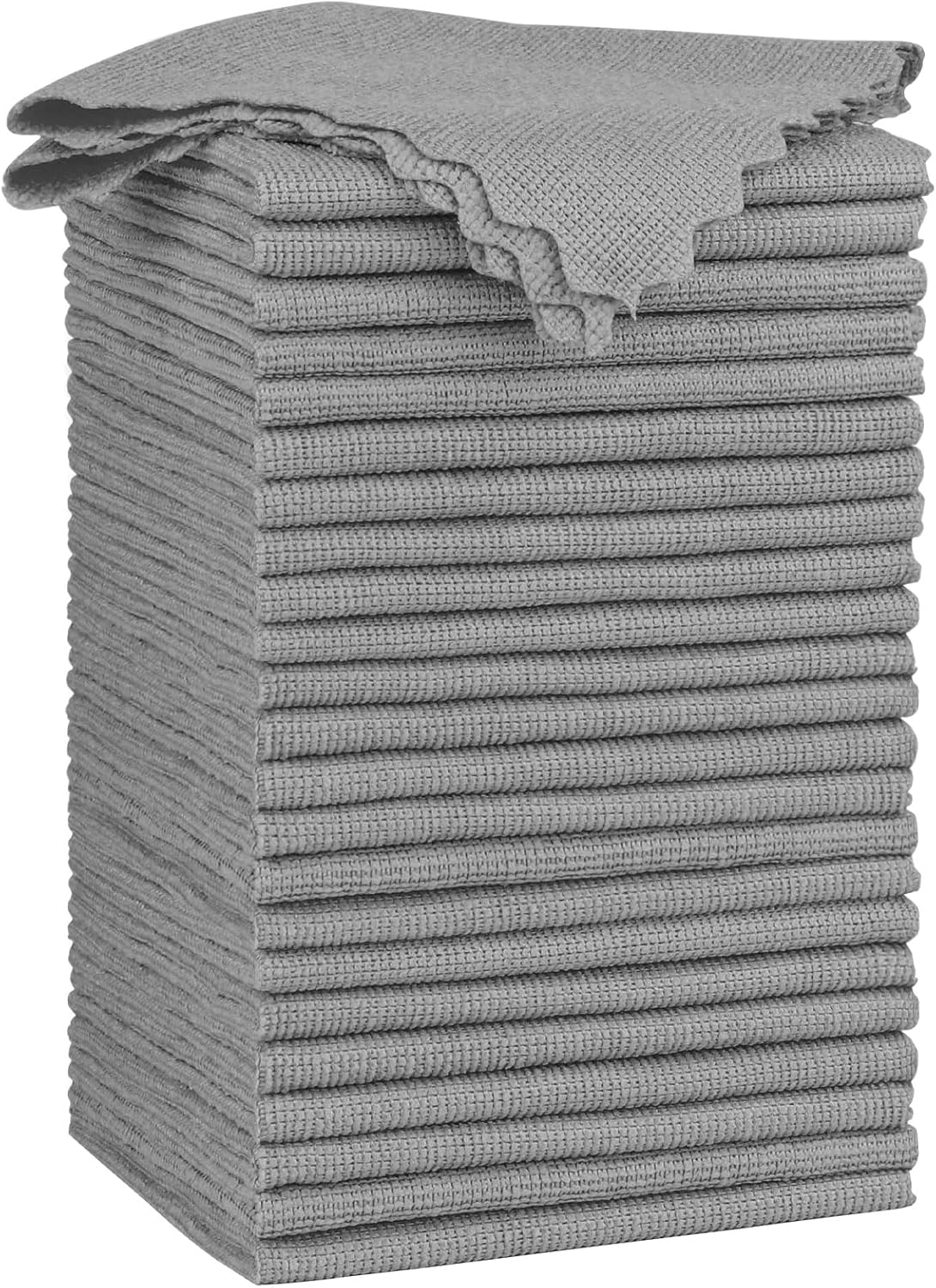 Orighty Cleaning Cloths 12x12 inch, Pack of 24, Highly Absorbent Microfiber Cleaning Supplies, Lint