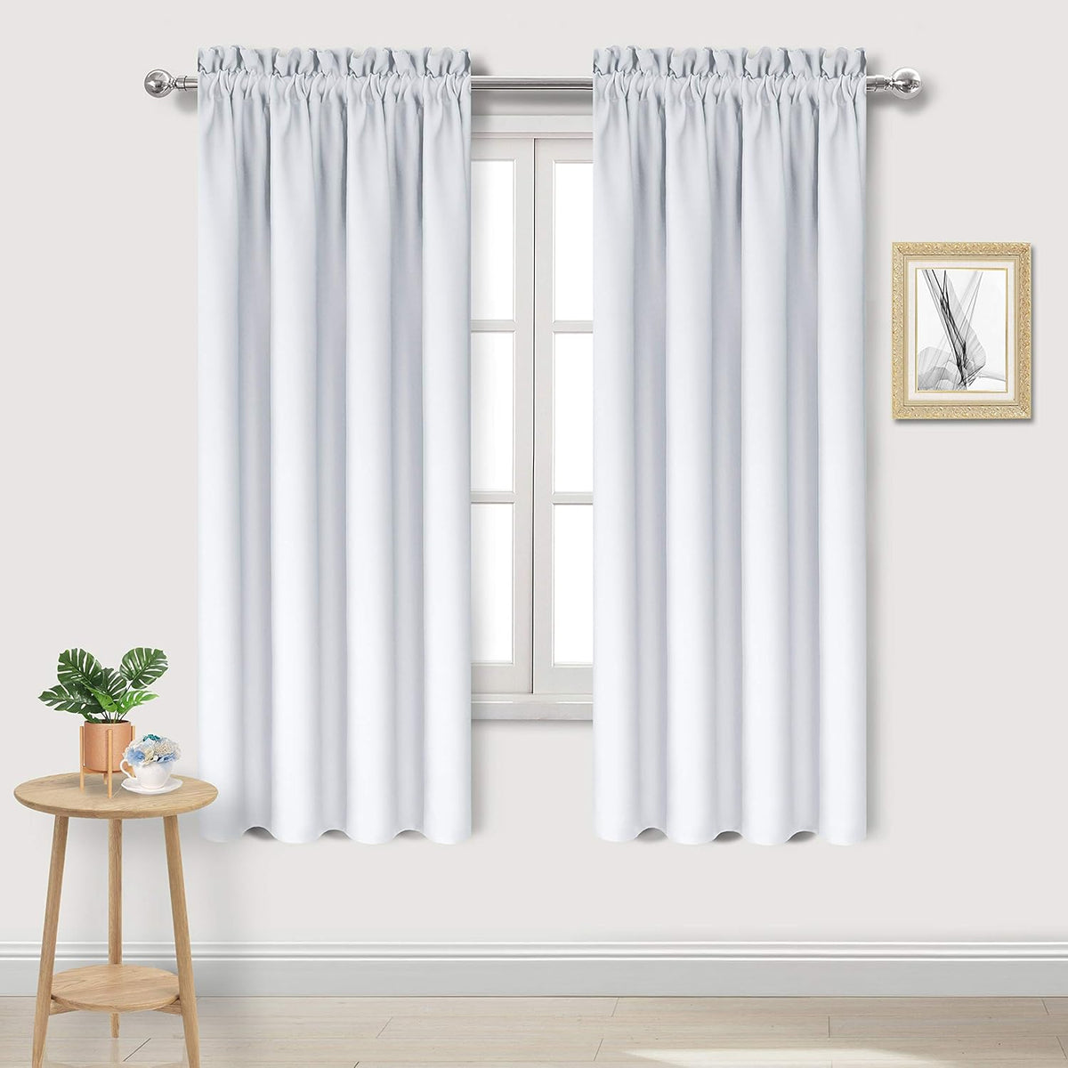 DWCN Blackout Curtains – Thermal Insulated, Energy Saving & Noise Reducing Bedroom and Living Room