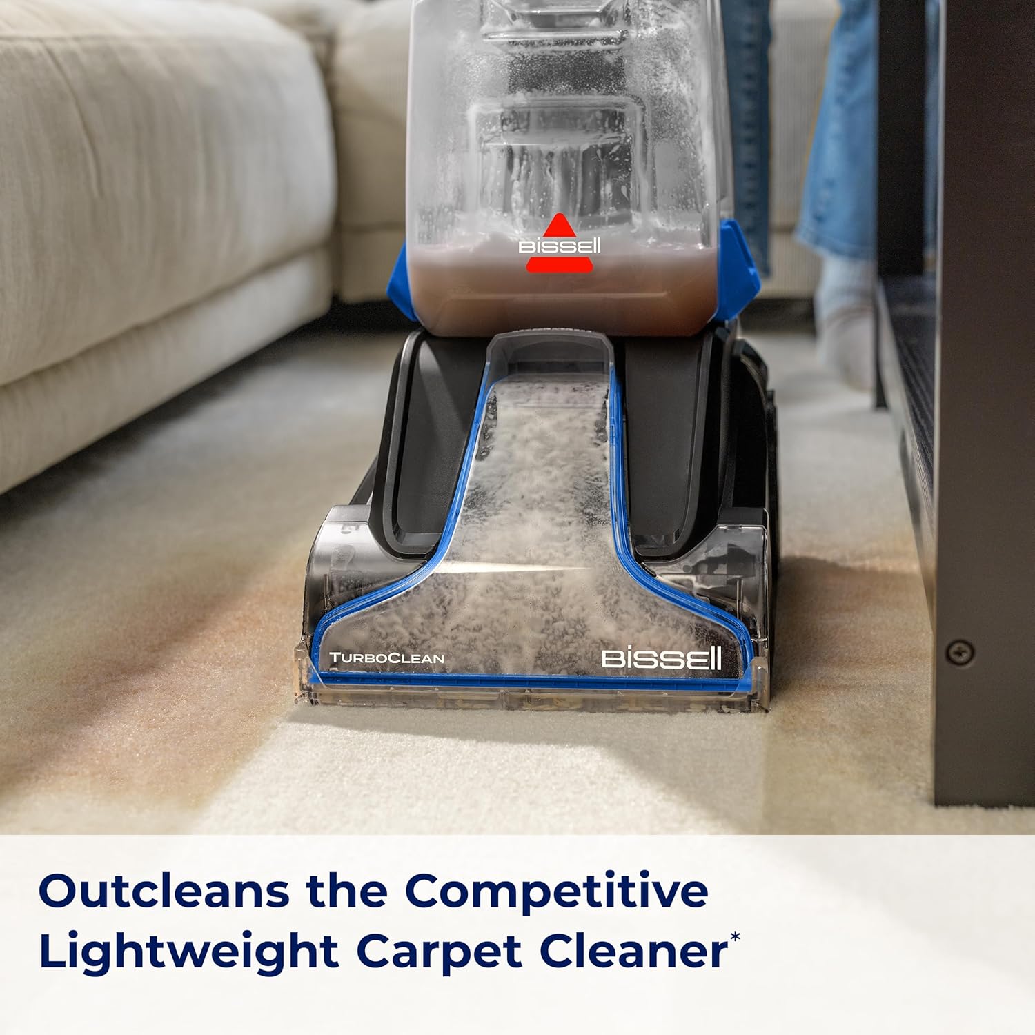 BISSELL TurboClean, Upright Carpet Cleaner, Pro Max Clean & Protect + Oxy Urine Eliminator Formula