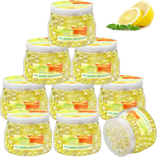 9 Pack Odor Eliminator Gel Beads Bulk 10 Ounces Air Freshener Gel Beads Odor Eliminator for Home