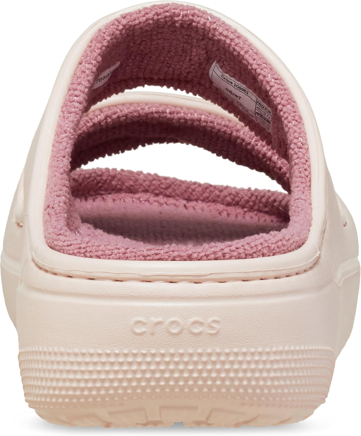 Crocs Unisex Adult Classic Cozzzy Towel Sandals, Fuzzy Slippers and Slides