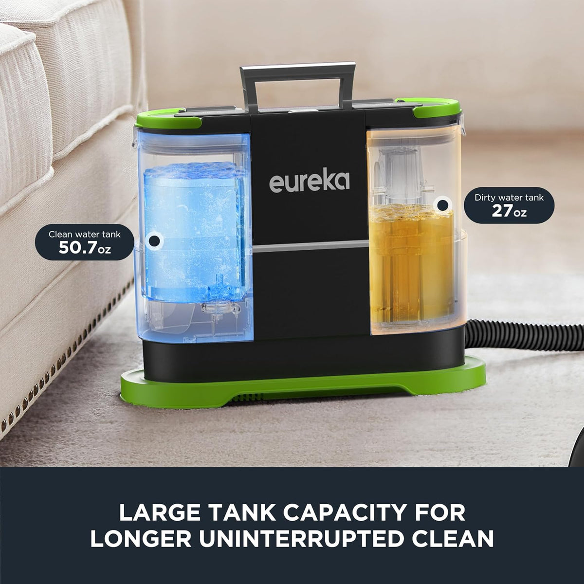 EUREKA Portable Carpet and Upholstery Cleaner, Spot Cleaner for Pets, Stain Remover for Carpet
