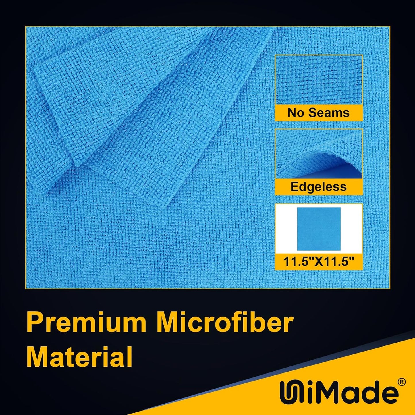 Shop Towels Rags, 150 Pack Reusable Shop Rags Bulk Microfiber Cleaning Cloth Lint Free Cleaning
