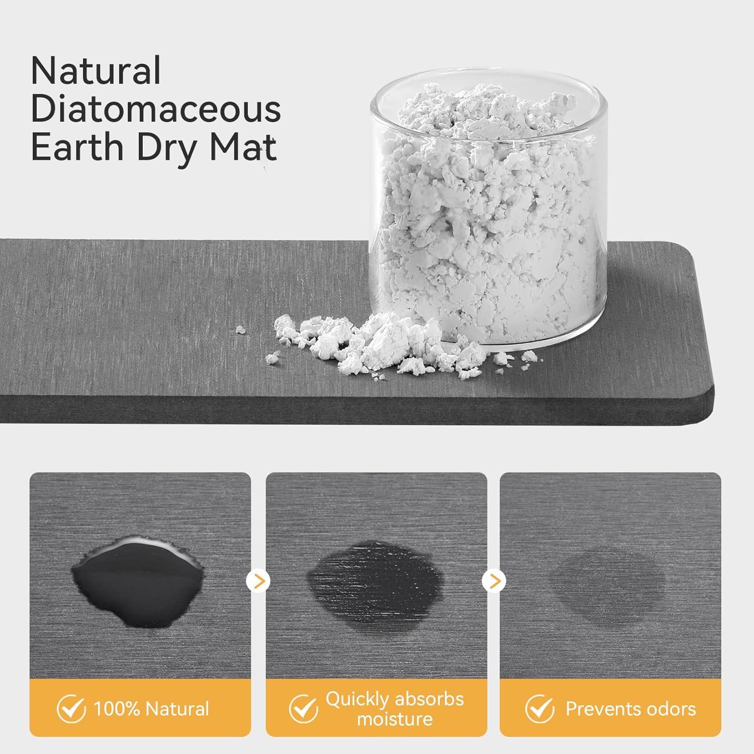 Yofidra Sponge Holder for Kitchen Organizer: Sink Caddy with Instant Drying Stone, Metal Stainless