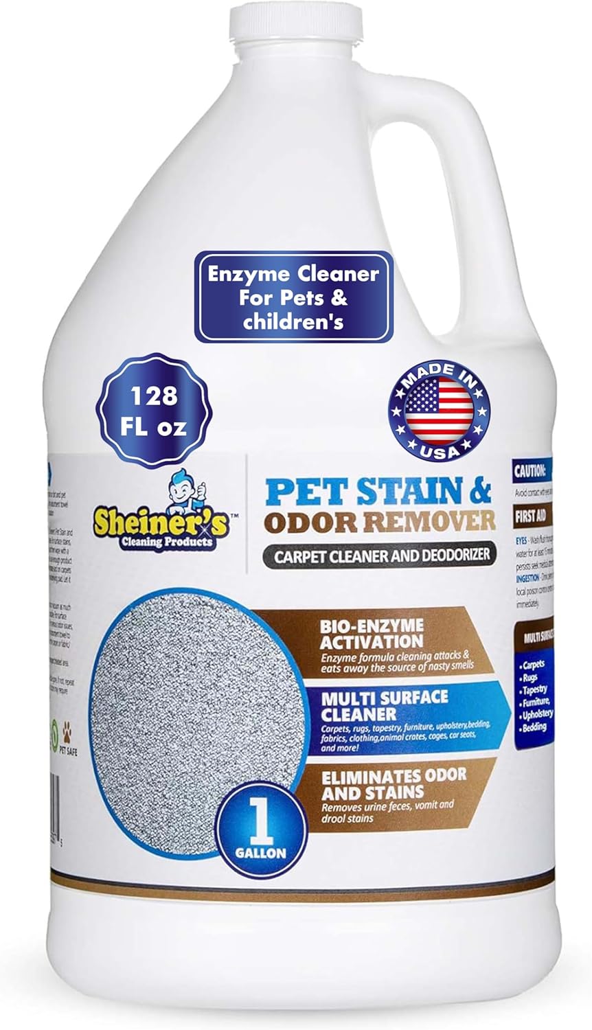 Sheiner's Pet Urine Enzyme Cleaner & Urine Odor Eliminator, Advanced Cleaning Bio-Enzyme Cleaner
