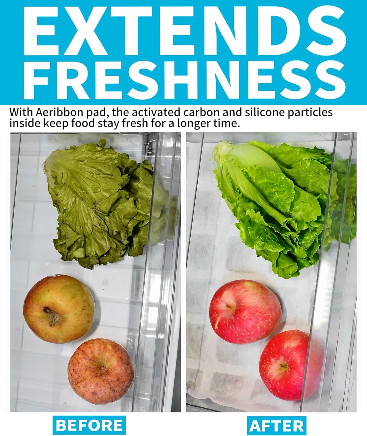 4 Pack Refrigerator Deodorizer, Outperforms Baking Soda Fridge Deodorizer, Odor Eliminator for
