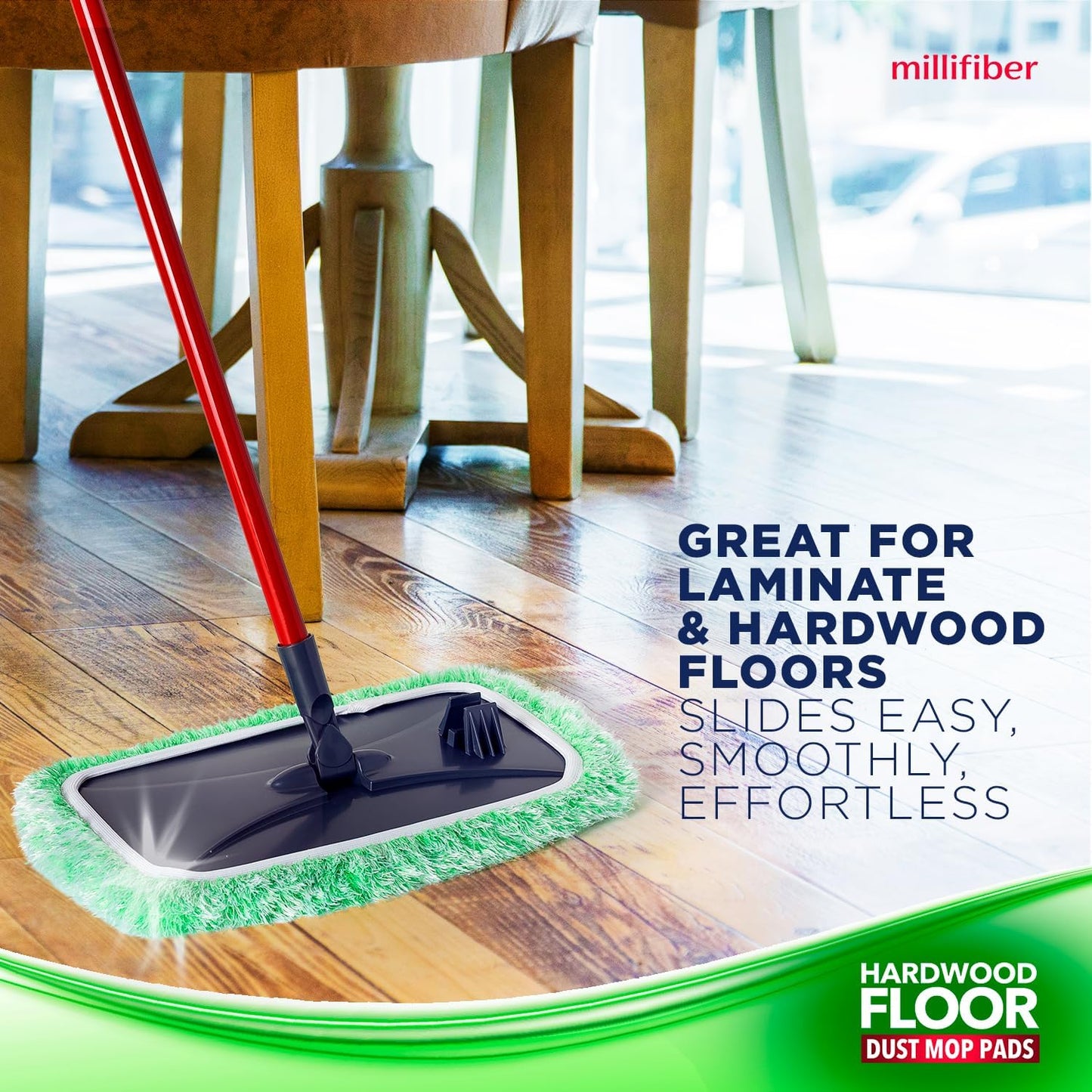 Floor Duster Refill 15x8 Inches - Pet Heavy Duty Duster Refill Compatible with All 15x8 Mop Heads