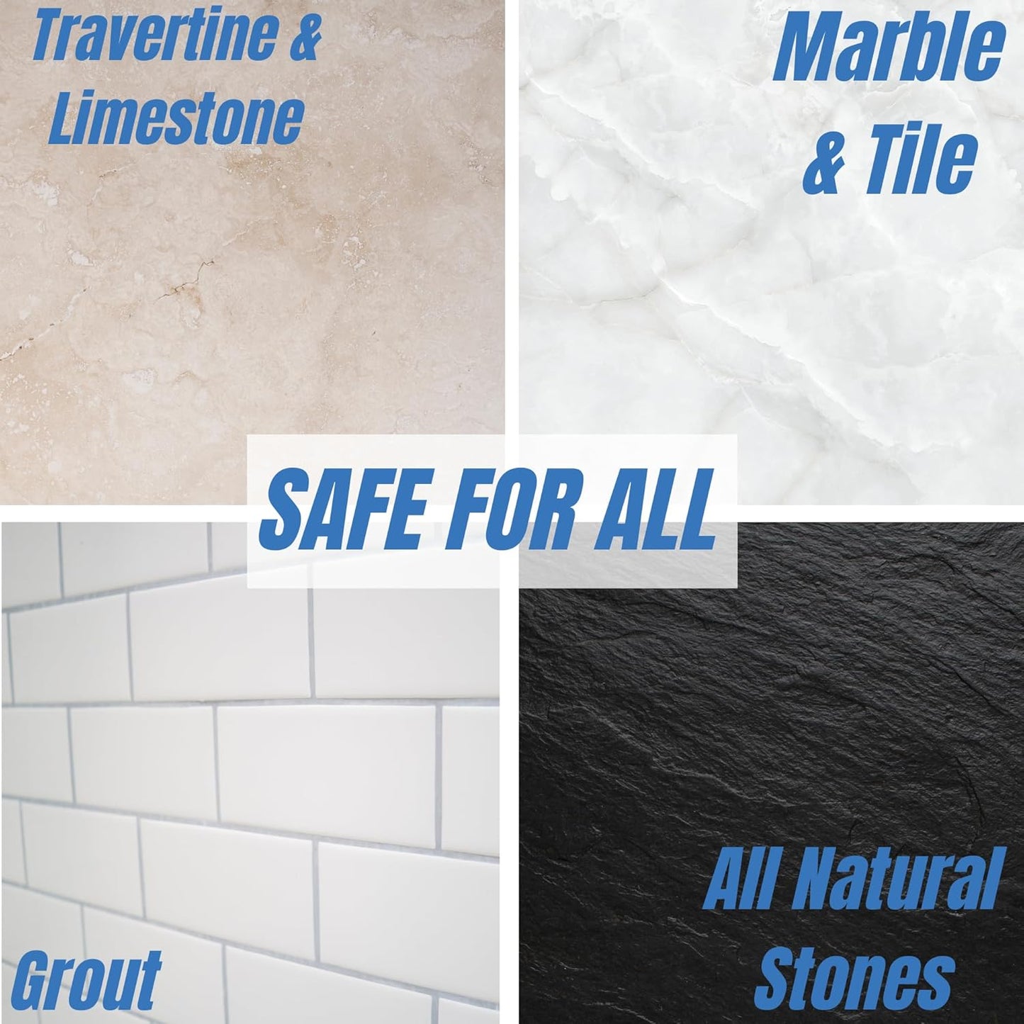 Natural Stone and Grout Penetrating Shower Sealer. Marble, Granite Travertine, Limestone. Protects