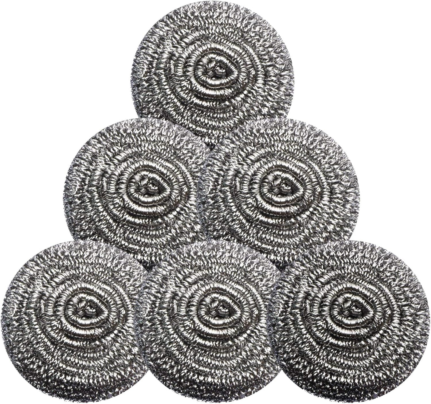 Stainless Steel Scrubber Scrubbing Scouring Pad Sponges Clean Pot Pan and Steel Wool for Kitchen
