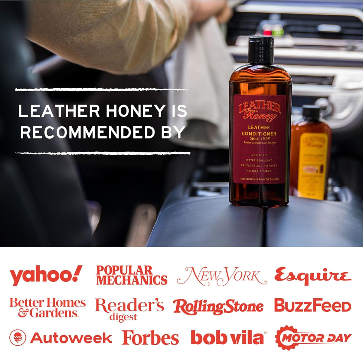 Leather Honey Conditioner Wipes: Restore Leather On-The-Go. Protect & Condition Any Color of