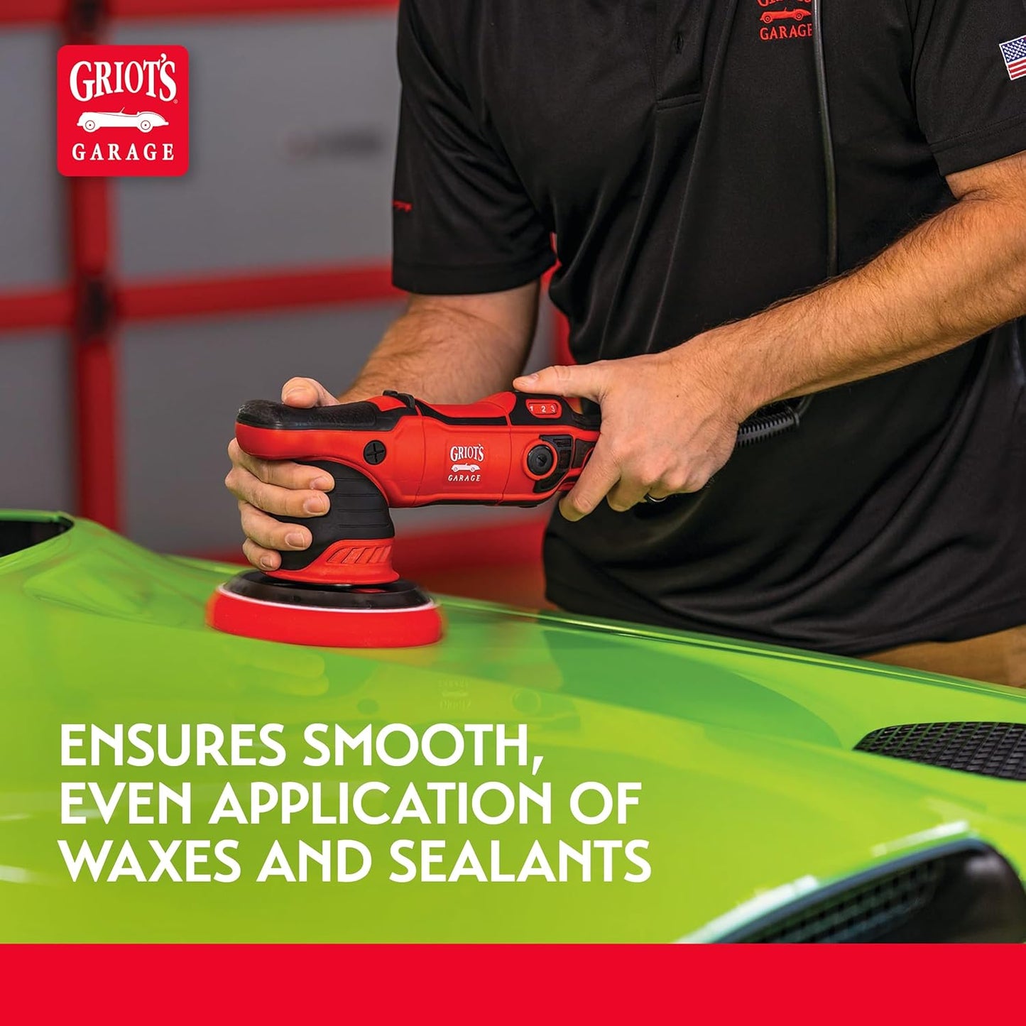 Griot's Garage 5.5” Red Foam Waxing Pads for Car Detailing, Polishing and Buffing Pads for Use with