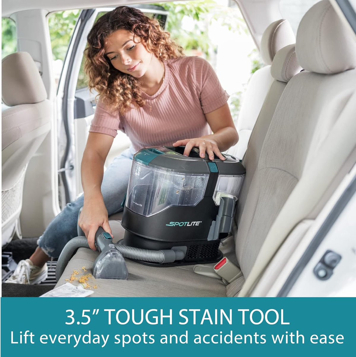 Kenmore KW2001 SpotLite Portable Carpet Spot Cleaner & Pet Stain Remover, 17Kpa Powerful Suction