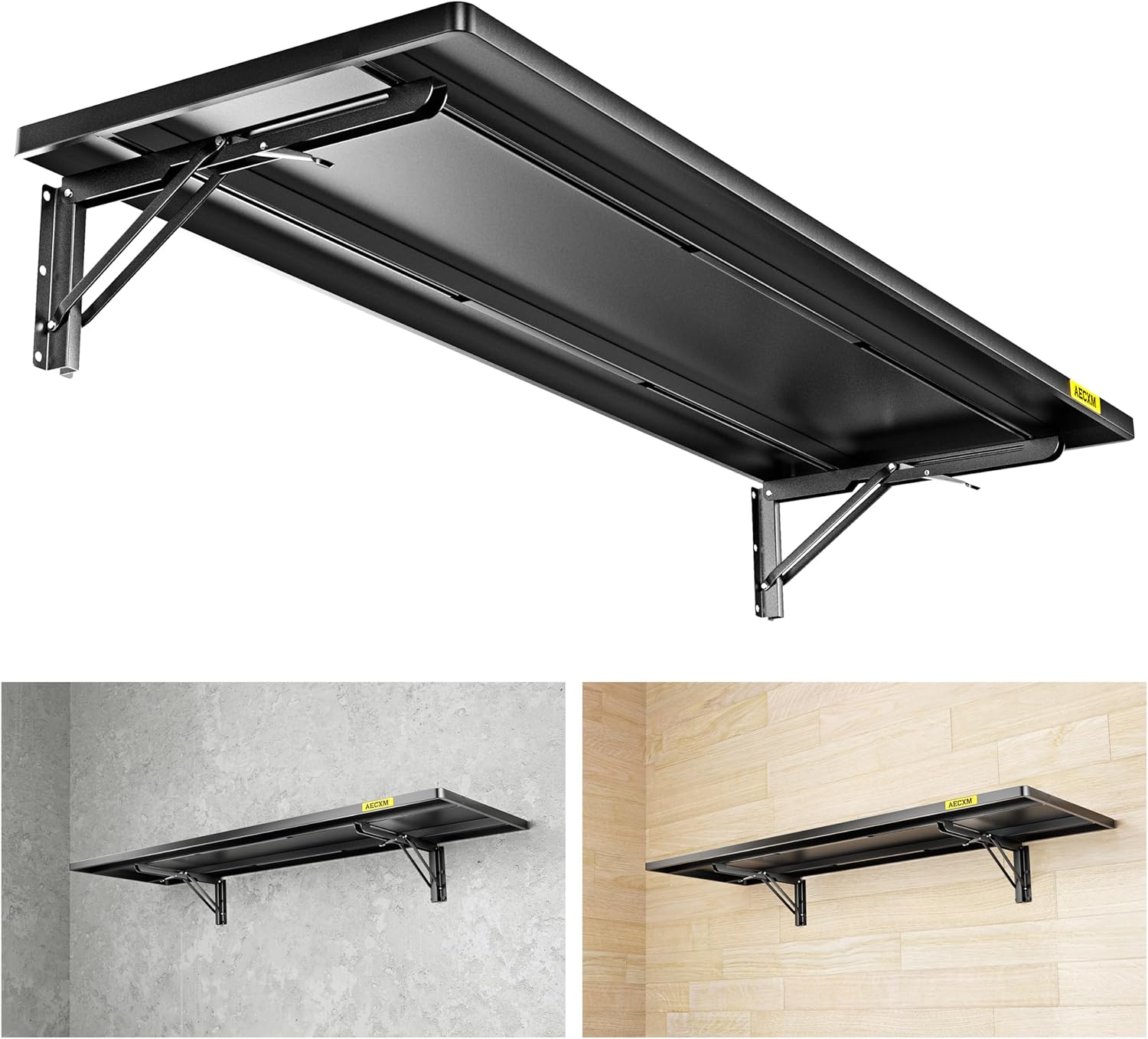 1.2x3ft Adjustable Rail Type Folding Storage Rack Shelf, Suitable for Garage, Storage Room