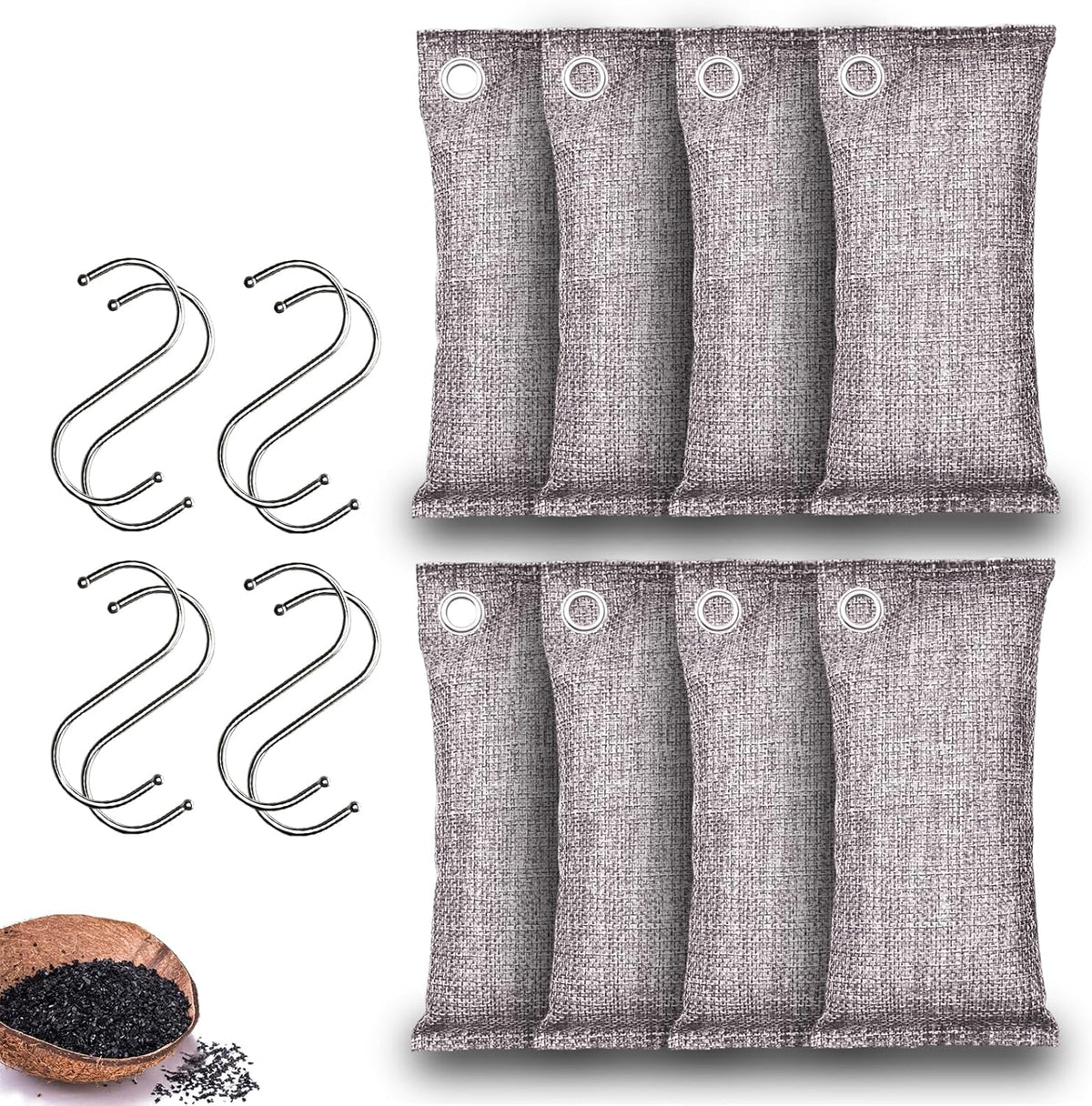 Activated Charcoal Odor Absorber, Odor Eliminator for Strong Odor,Coconut Shell Charcoal Air