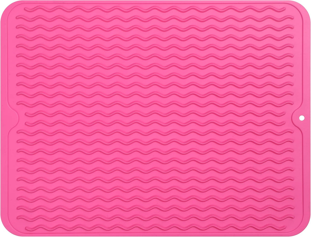 Silicone Dish Drying Mat for Multiple Usage,Easy clean,Eco-friendly,Heat-resistant Silicone Mat for