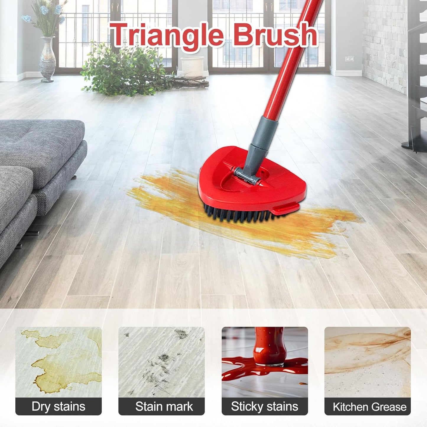 Mop Heads Replacement for Ocedar, Mop Replace Head for Ocedar EasyWring 1 Tank, Microfiber Spin Mop
