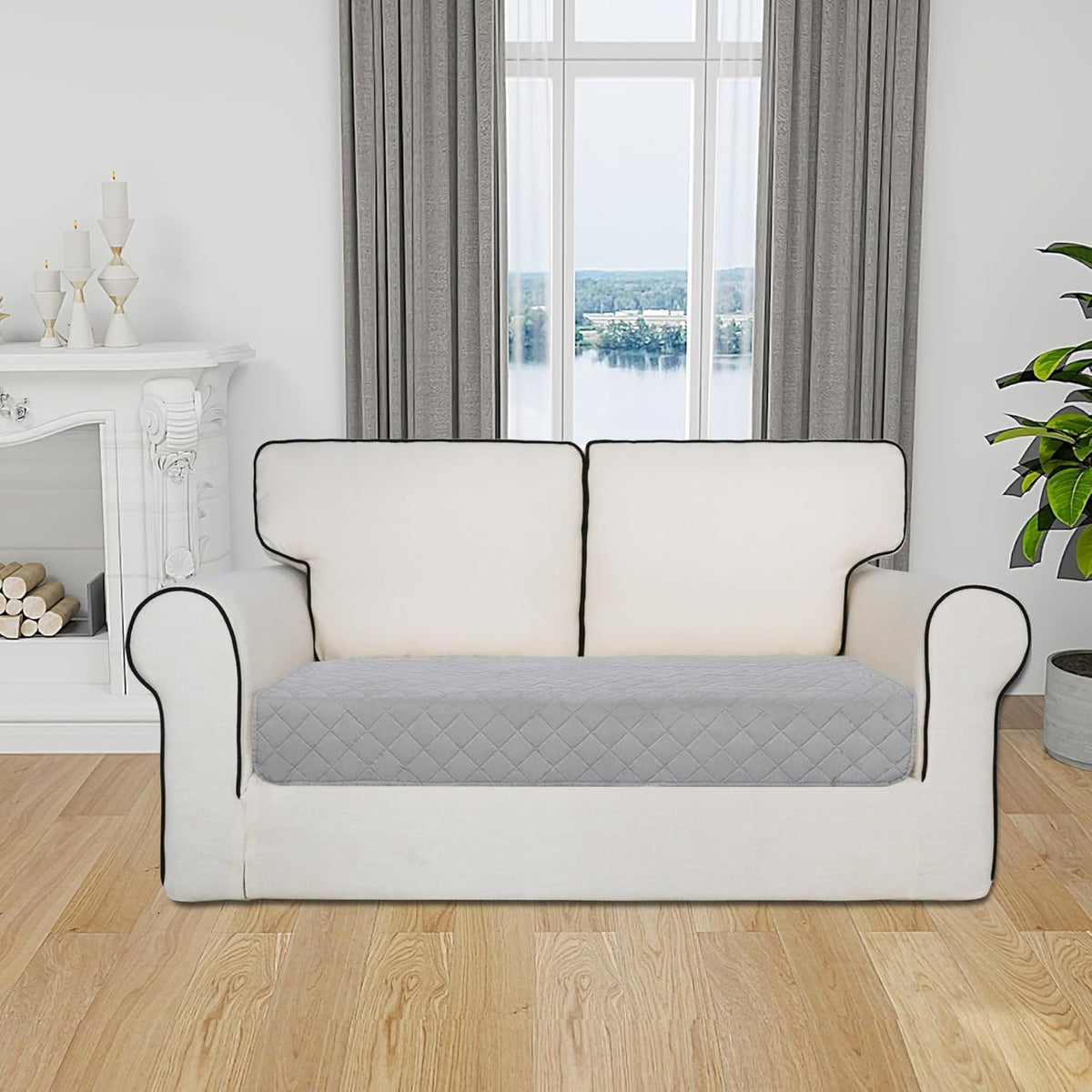 Easy-Going Sectional Couch Covers for Dogs L Shape Sofa Cover Reversible Sofa Slipcover Chaise
