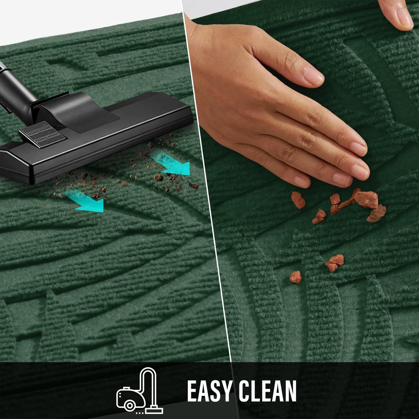Front Door Mat, Absorbent Resist Dirt Welcome Door Mat Indoor Outdoor, Waterproof Doormat, Sturdy