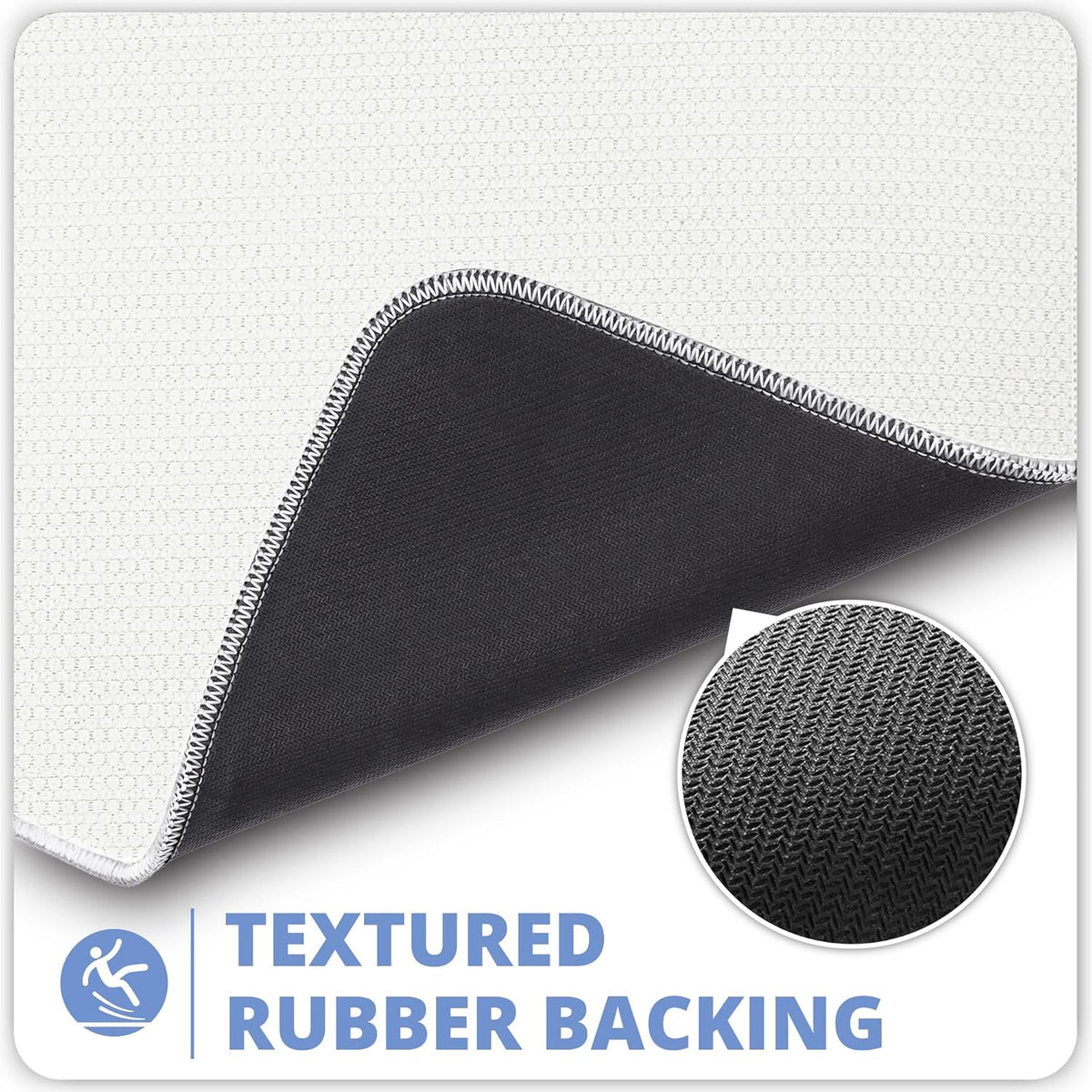 Bath Mat,Ultra Thin Bathroom Runner Rugs,Large Bath Mats for Bathroom,Quick Dry,Non-Slip,Machine