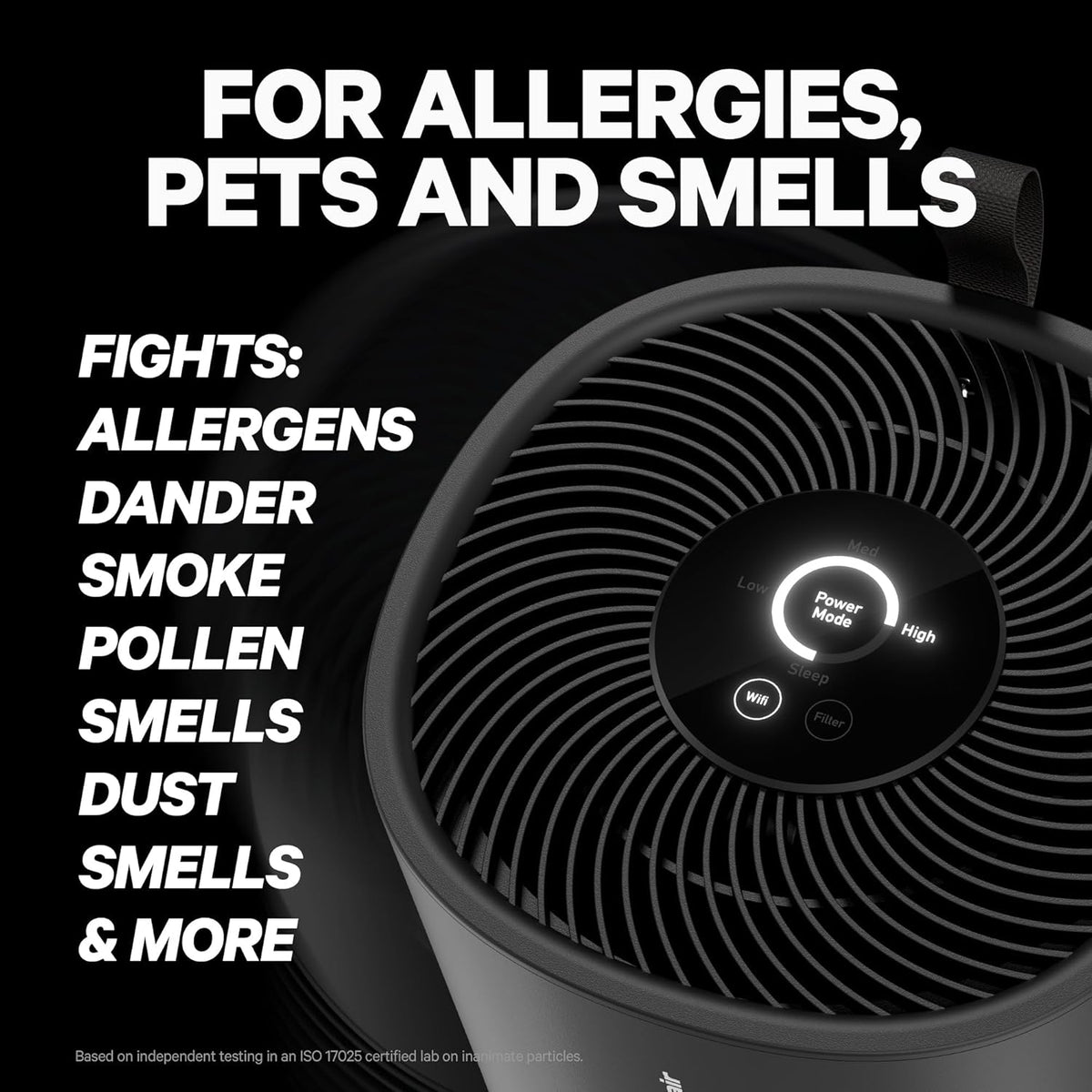 PuroAir 130i Smart Air Purifier for Home Large Rooms - Covers Up To 600 Sq Ft - Filters Up To 99.9%
