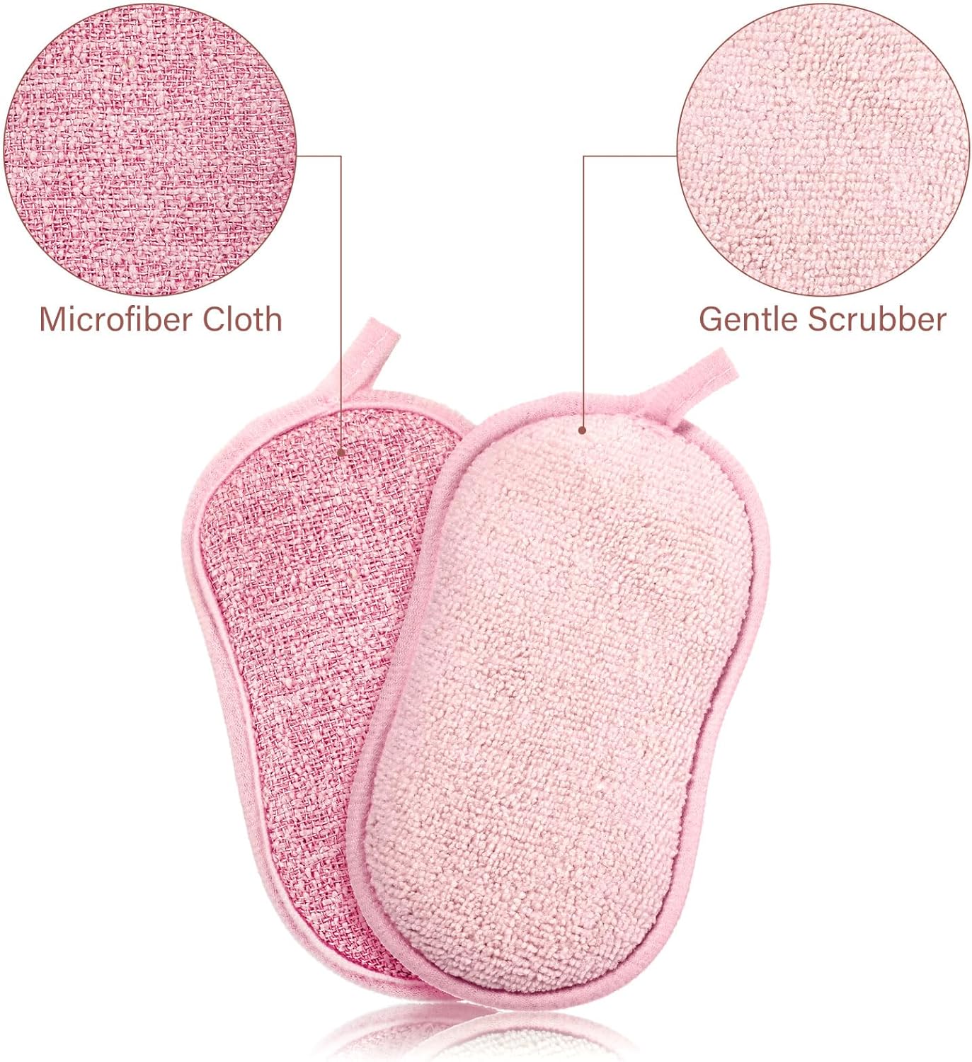 Boao 10 Pieces Multipurpose Kitchen Scrub Sponges, Non-Scratch Microfiber Scrub Sponges for Kitchen