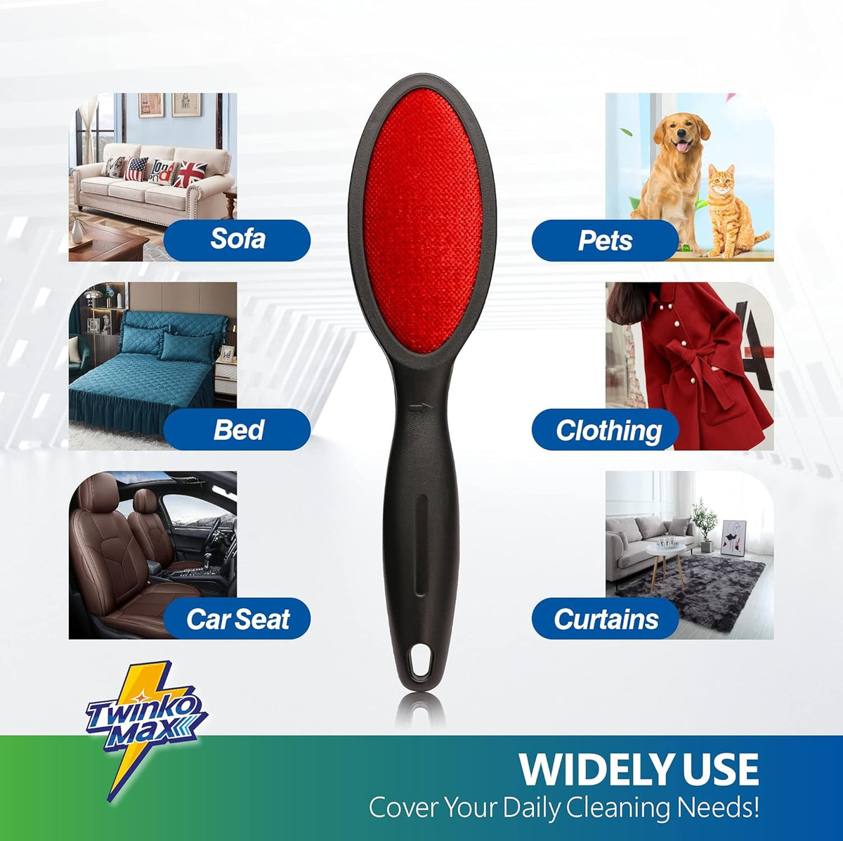 Lint Brush, Lint Remover, Pet Hair Remover, Clothes Brush, Magic Lint Remover Brush, Sheet and