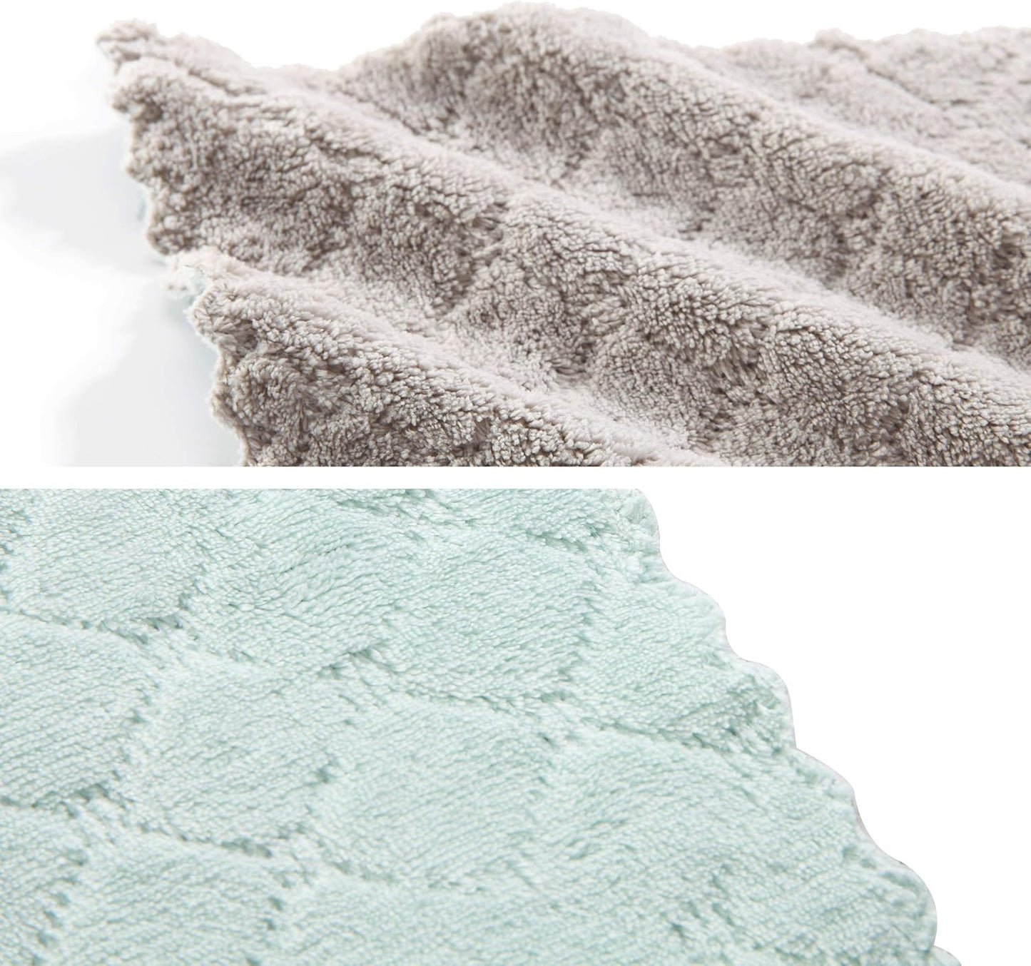 Hypermotion Microfiber Cleaning Cloth, Kitchen Towels, Double-Sided Microfiber Towel Lint Free