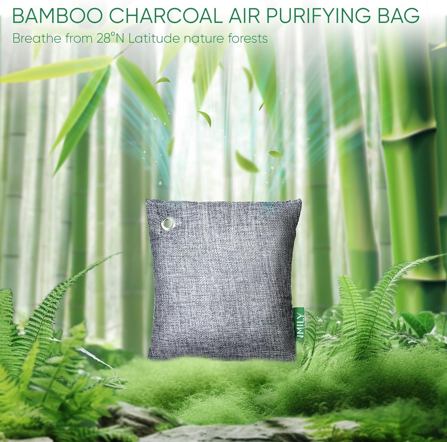 Activated Charcoal Odor Absorber, Odor Eliminator for Strong Odor,Bamboo Charcoal Air Purifying