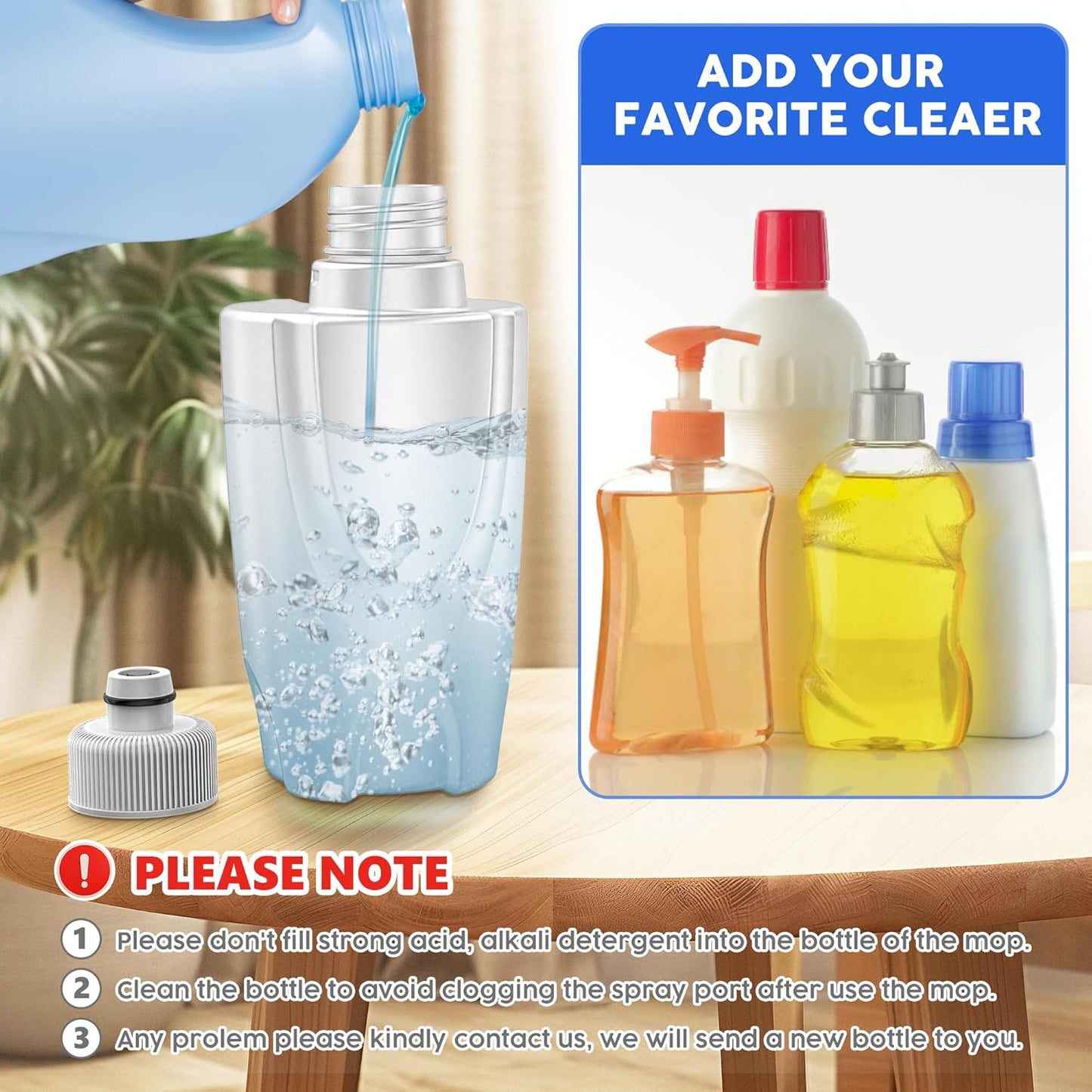 Spray Mop for Hardwood Floors Cleaning: Microfiber Wet Dry Floor Mops with 4 Washable Pads for