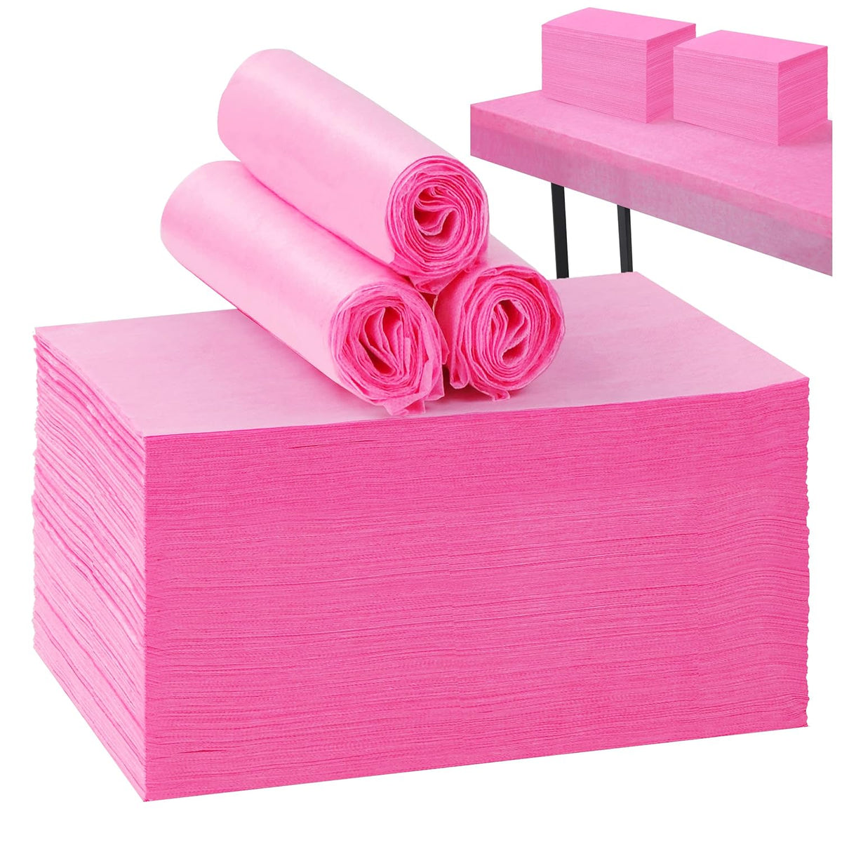 100 Pcs Disposable Bed Sheets 31" x 71" Massage Table Sheets Non Woven Fabric SPA Bed Cover
