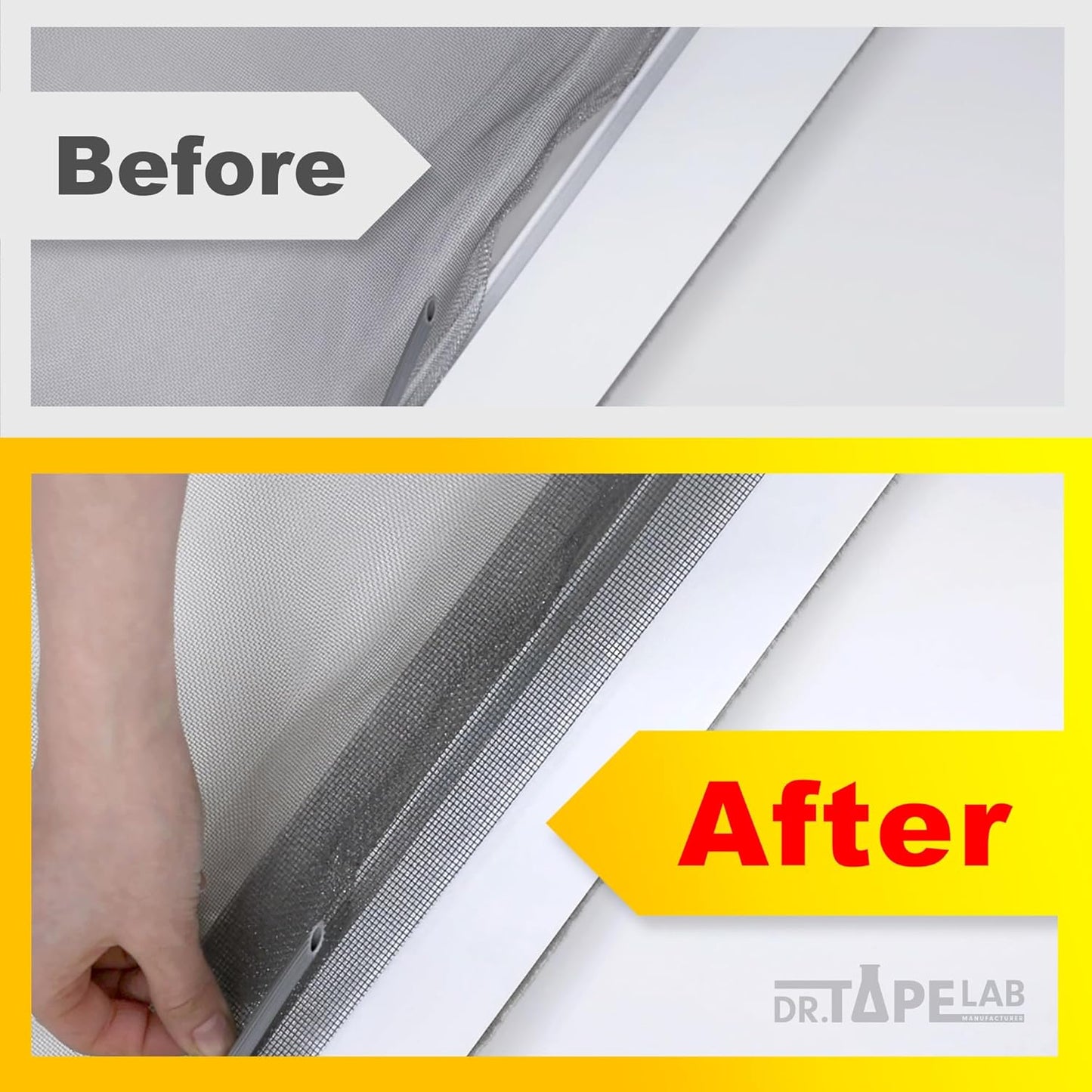 Black Window Screen Repair Tape, 4 in X 15 FT, Screen Repair Kit for Windows or Doors, Strong