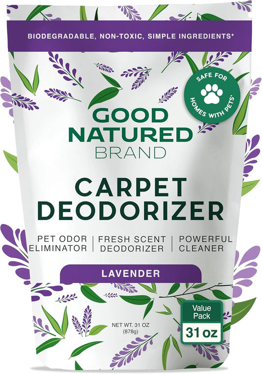Good Natured Brand | Carpet Deodorizer & Freshener Powder | 31 oz Pet Odor Eliminator for Strong