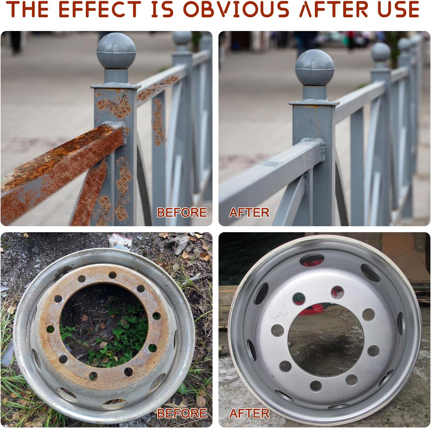 Water-Based Metallic Paint,Rust Removal Converter Metallic Paint,Rust Remover Converter for Metal
