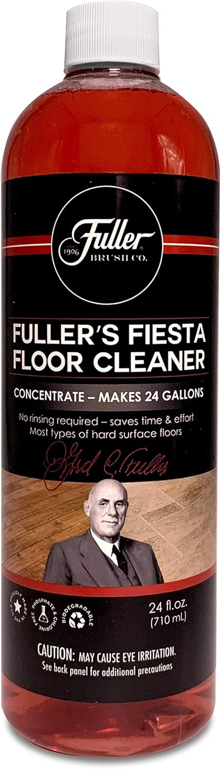 Fuller Brush Fiesta Floor Cleaner Liquid Concentrate - Multi-Surface & Industrial Cleaning For