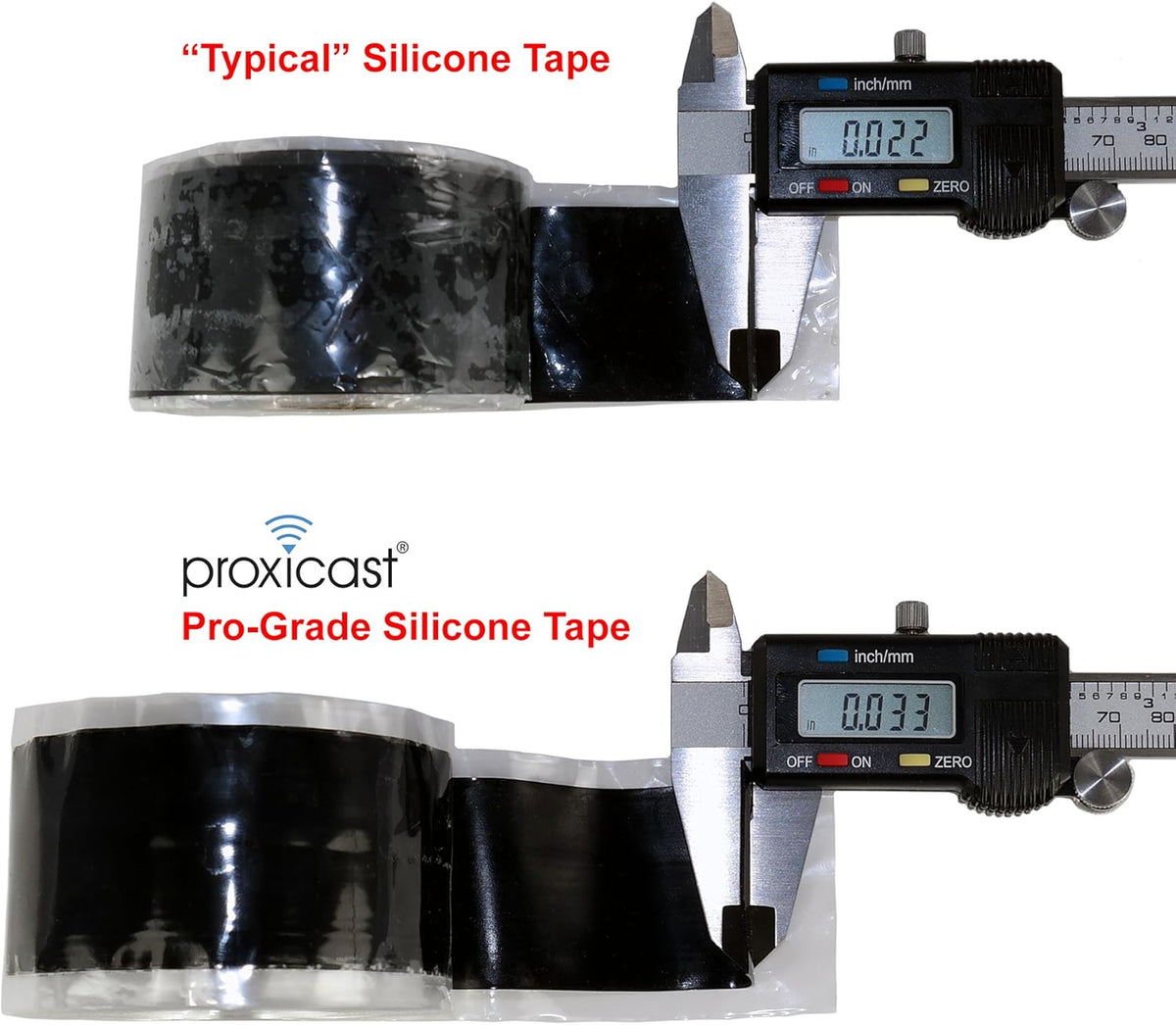 Proxicast Pro-Grade Extra Strong 30mil Weatherproof Self-Fusing Silicone Rubber Sealing Tape for