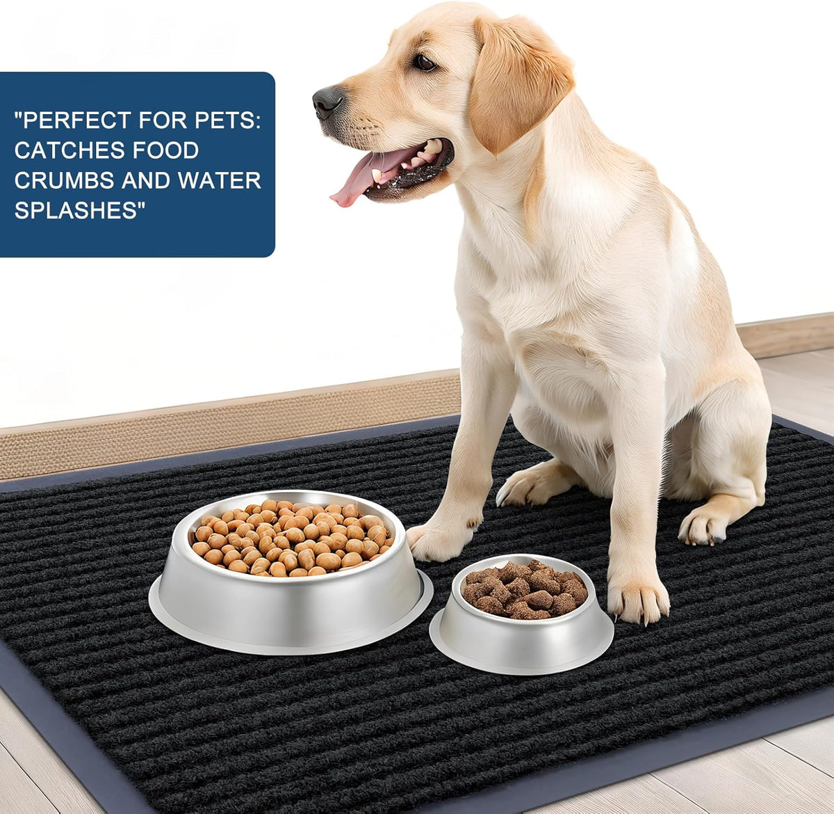 OLANLY Front Door Mat Indoor Outdoor Entrance, Waterproof Heavy Duty Doormat, Fade Resistant, Low