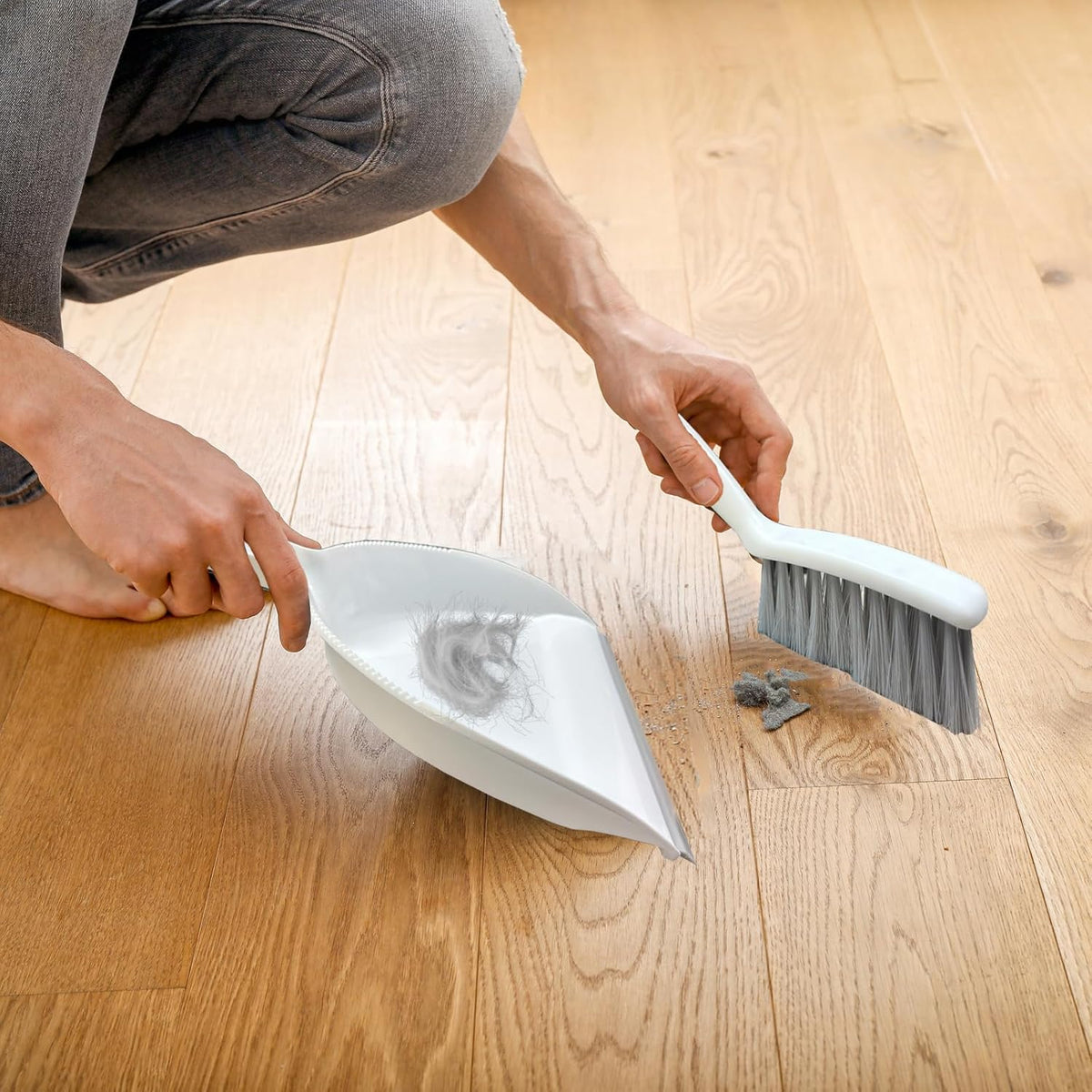 Mini Broom and Dustpan Set Small Dust pan & Brush Set Portable Cleaning Tools for Home Office RV