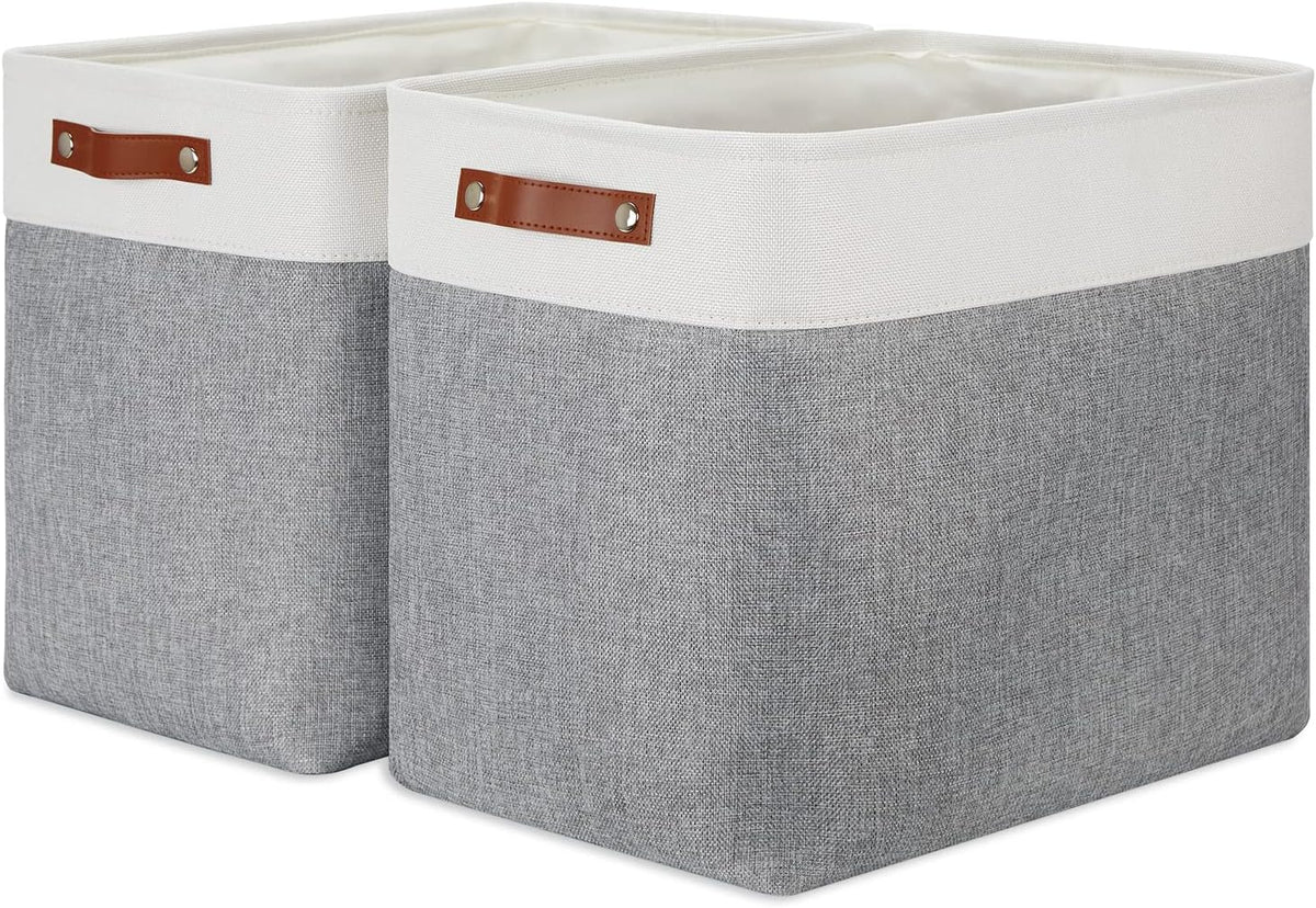 DULLEMELO Extra Large Storage Baskets, Fabric Storage Bins for Organizing Shelves Nursery Toys