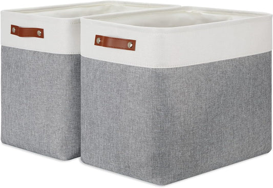 DULLEMELO Extra Large Storage Baskets, Fabric Storage Bins for Organizing Shelves Nursery Toys