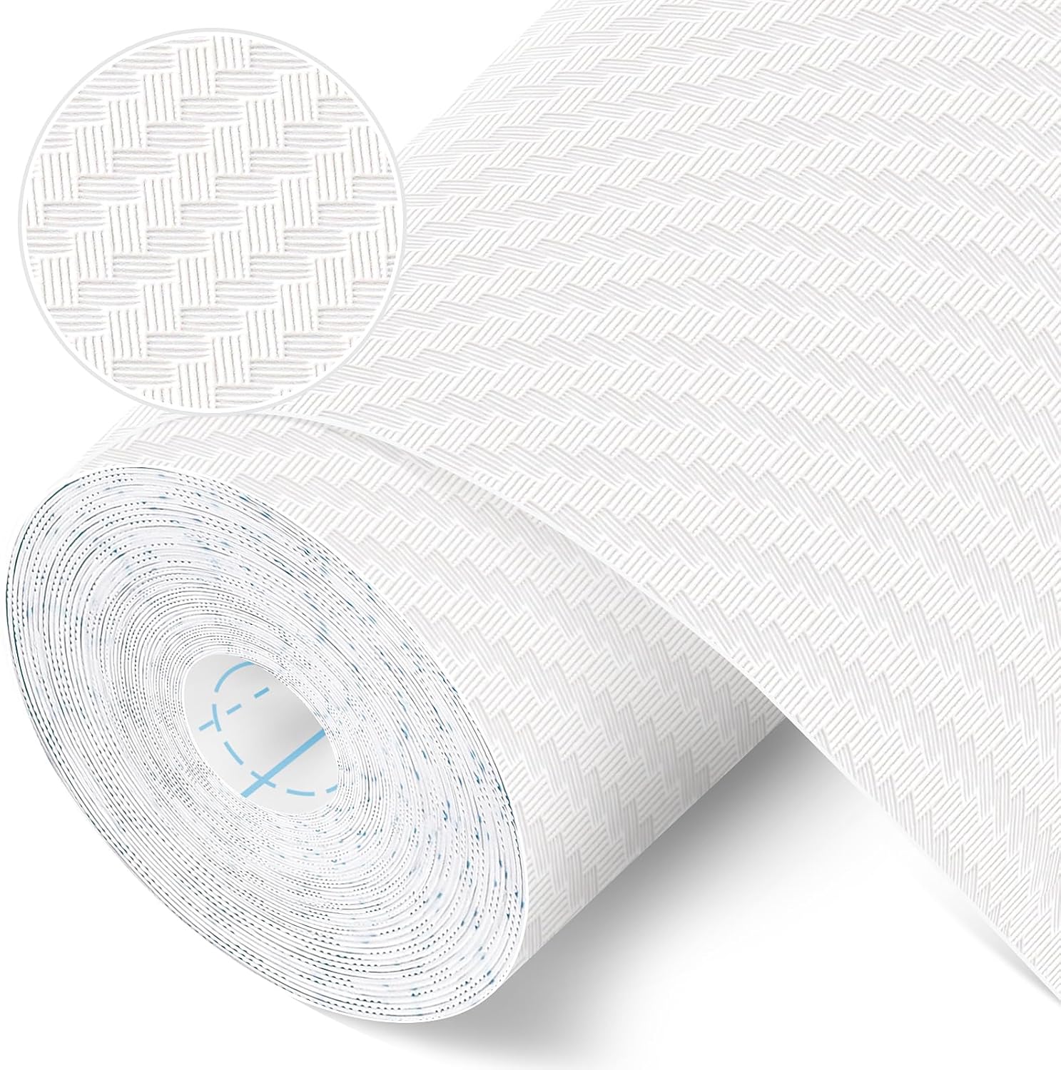 Self-Adhesive Shelf Liner Kitchen Liner, Waterproof Backed Paper Easy Peel and Stick Contact Liner