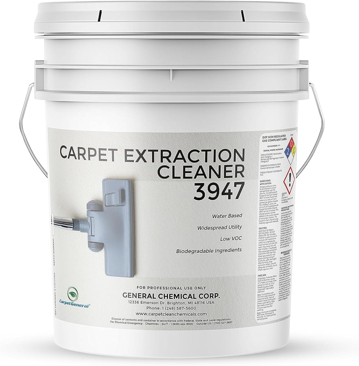 Carpet Extraction Cleaner - Water-Based Professional Deep Clean Carpet Cleaner Solution for Machine