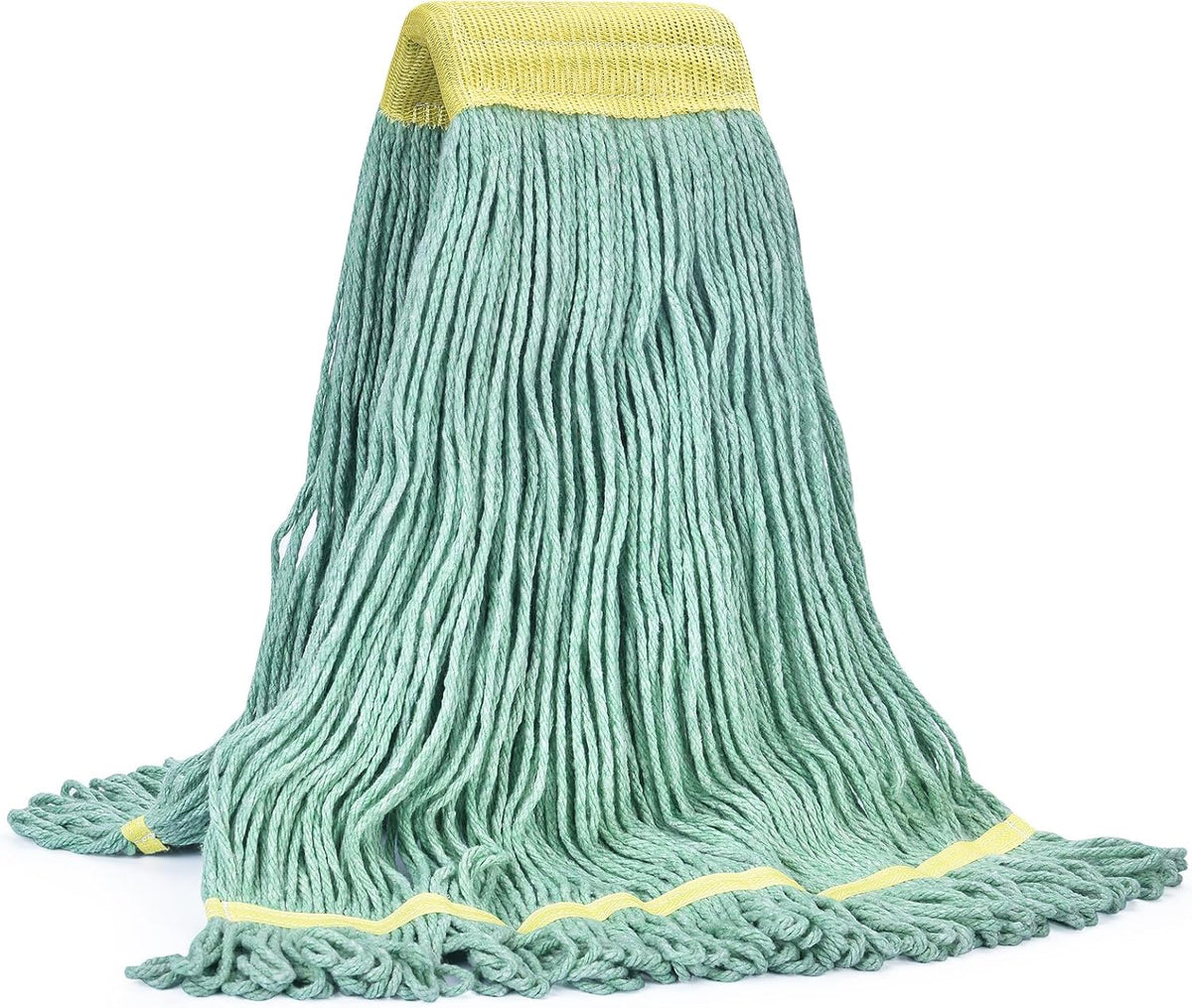 Matthew Cleaning Commercial Mop Head Replacement, 5 Inch Wide Headband, Looped End Cotton Blend