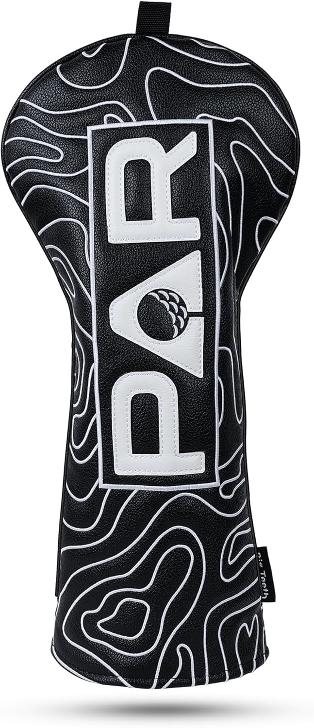 Big Teeth Golf Club Covers Full Set Driver Headcover Fairway Wood Hybrid Golf Club Iron Head