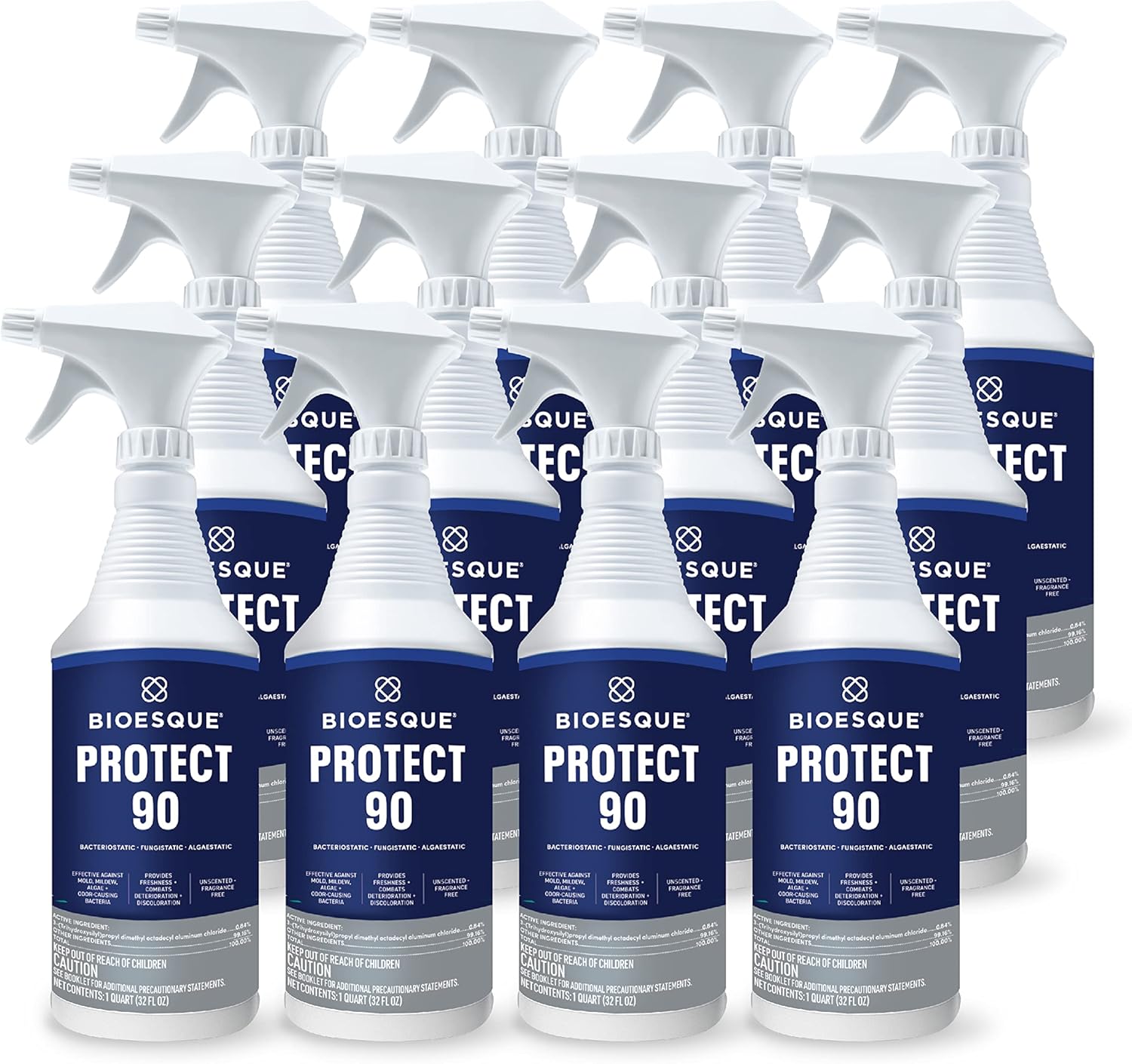 Bioesque Protect 90, Heavy Duty Bacteriostatic, Fungistatic, Algaestatic Formula, Effective Against