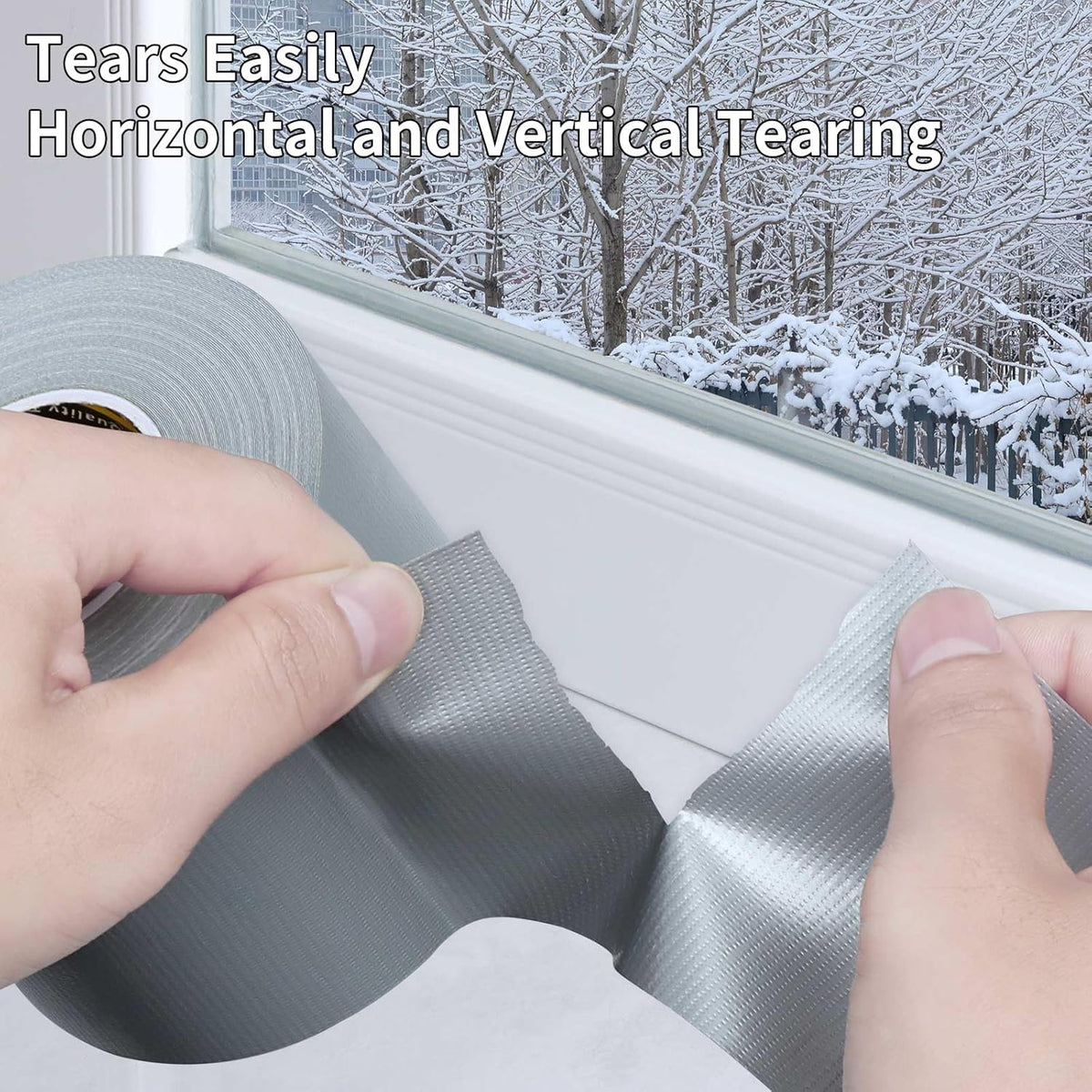 Cloth Duct Window Seal Strip Tape for Winter, 1.89in x 66FT, Weather Stripping Sealing Insulation