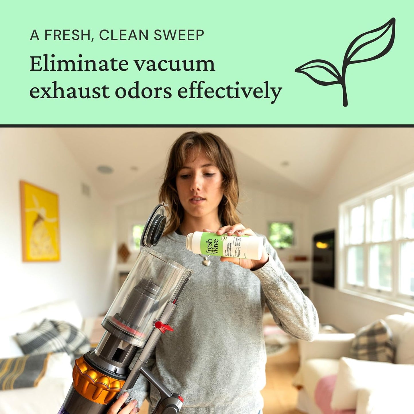 Fresh Wave Vacuum Odor Eliminating & Deodorizer Beads, 5.25 oz. - Safer Odor Relief, Natural